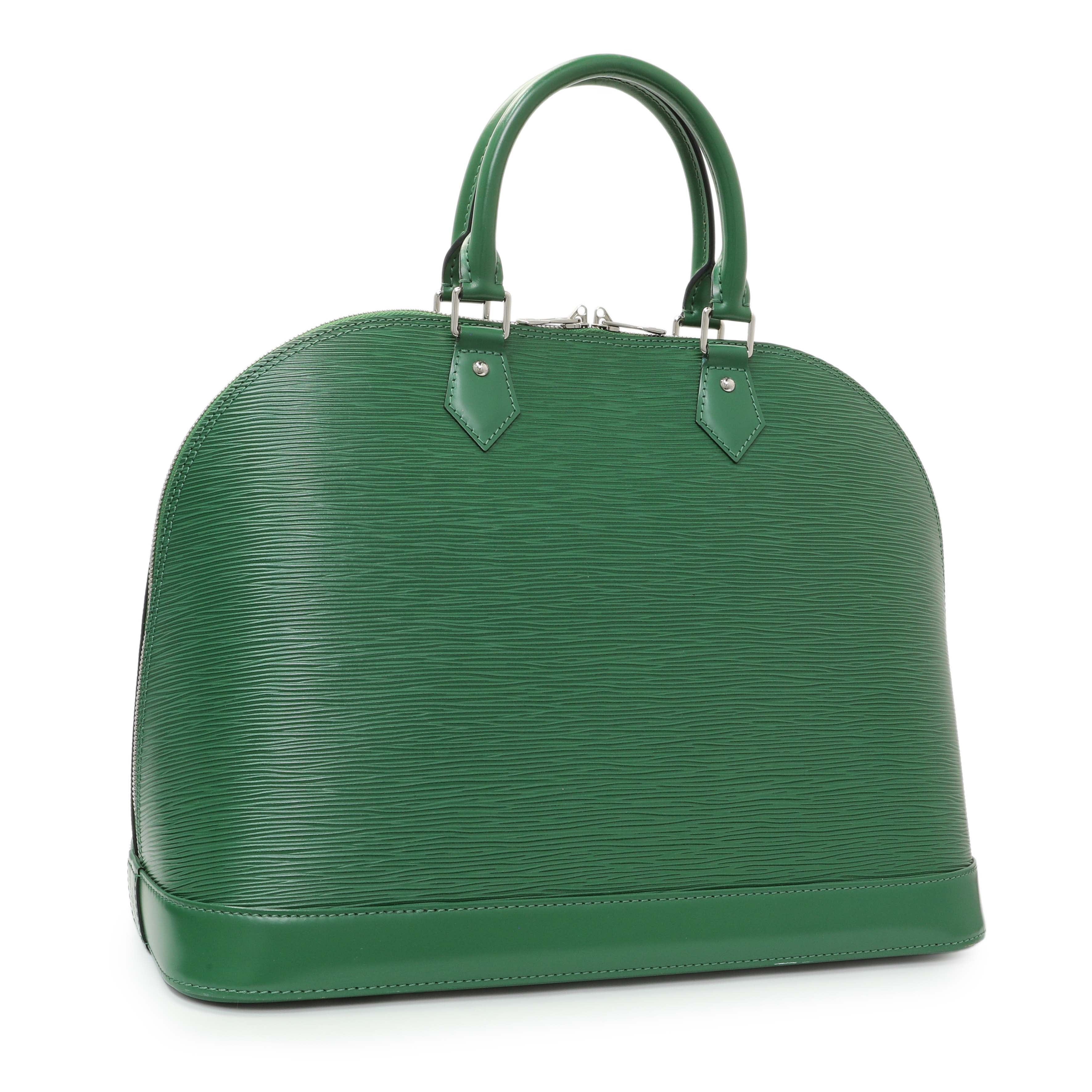 Louis Vuitton Green Epi Alma GM