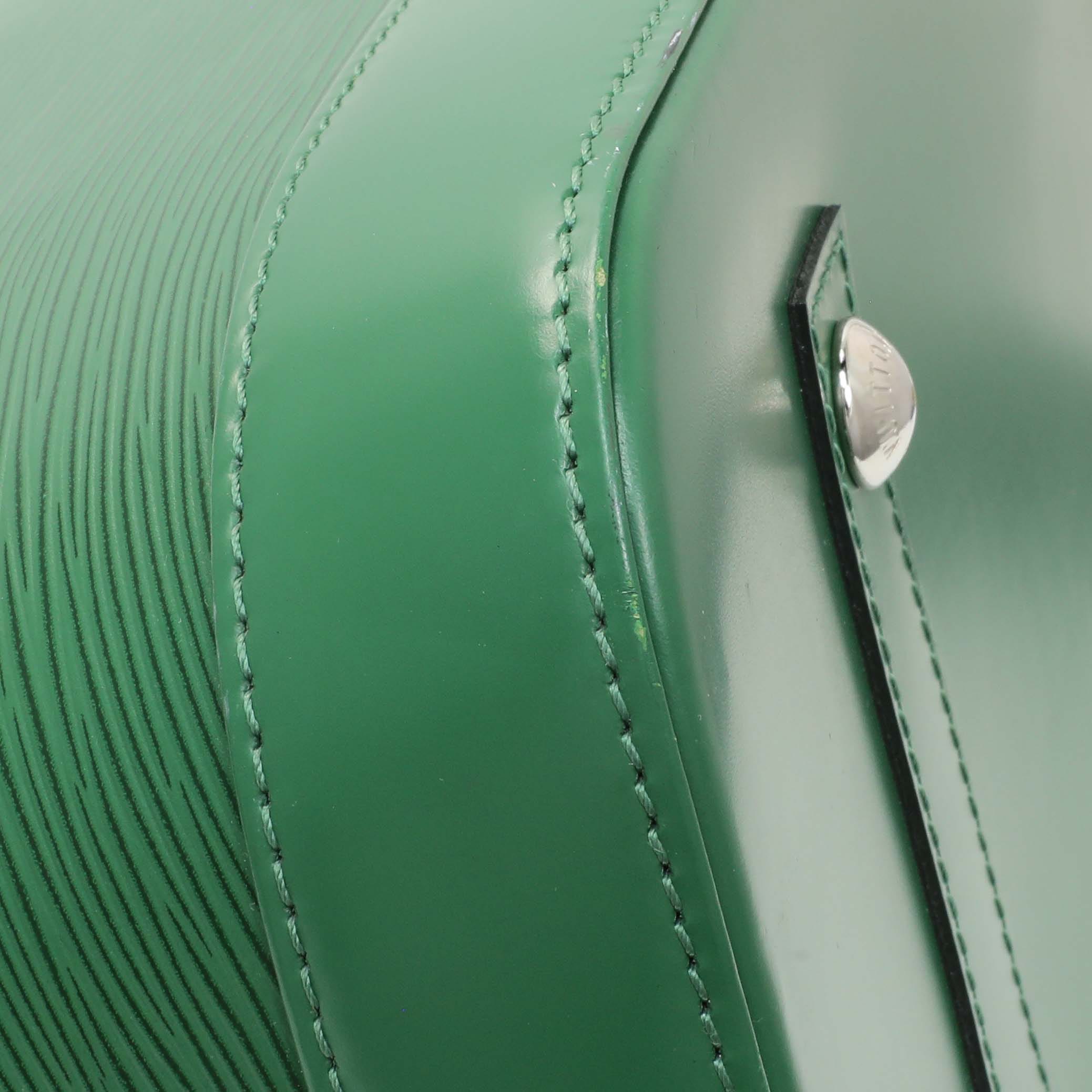 Louis Vuitton Green Epi Alma GM