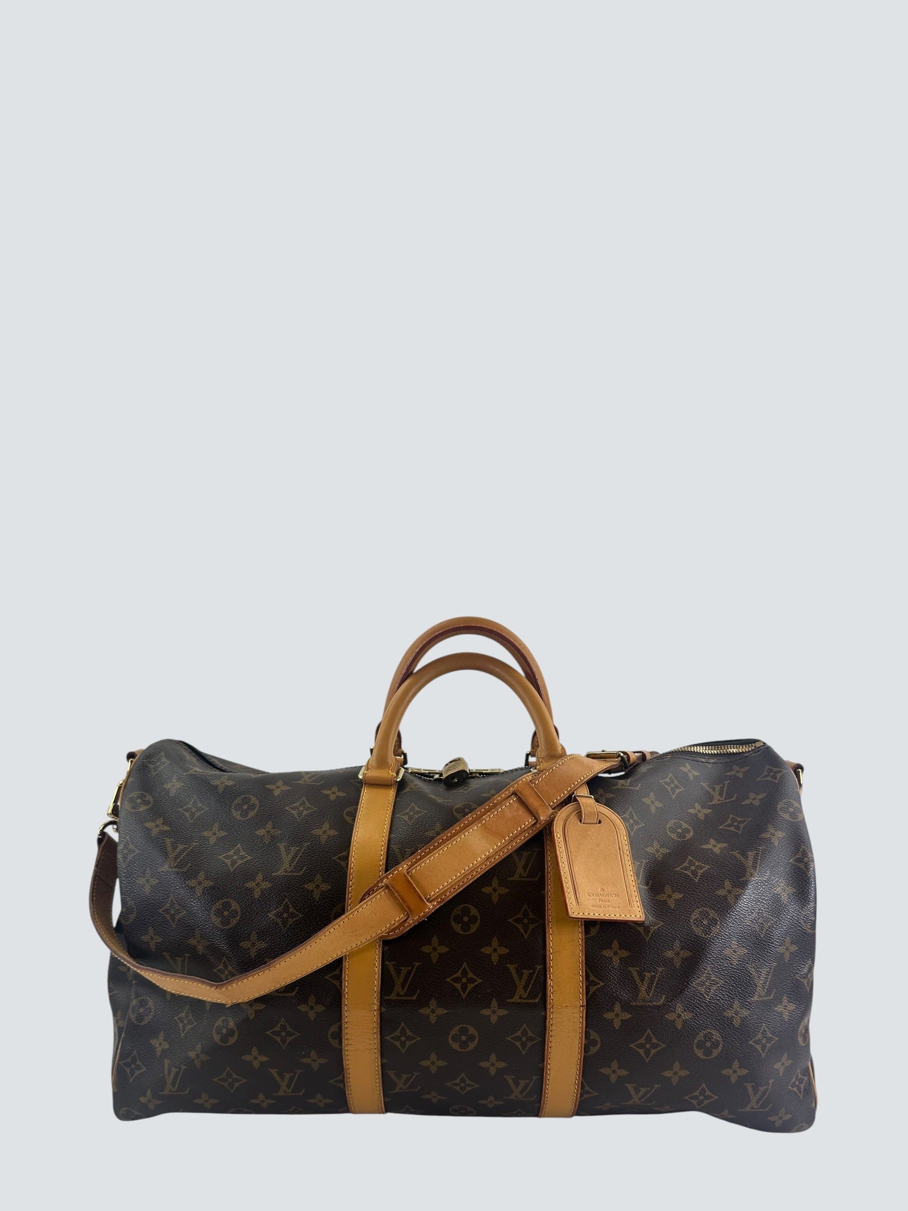 Louis Vuitton Monogram Canvas KeepAll Bandouliere 50