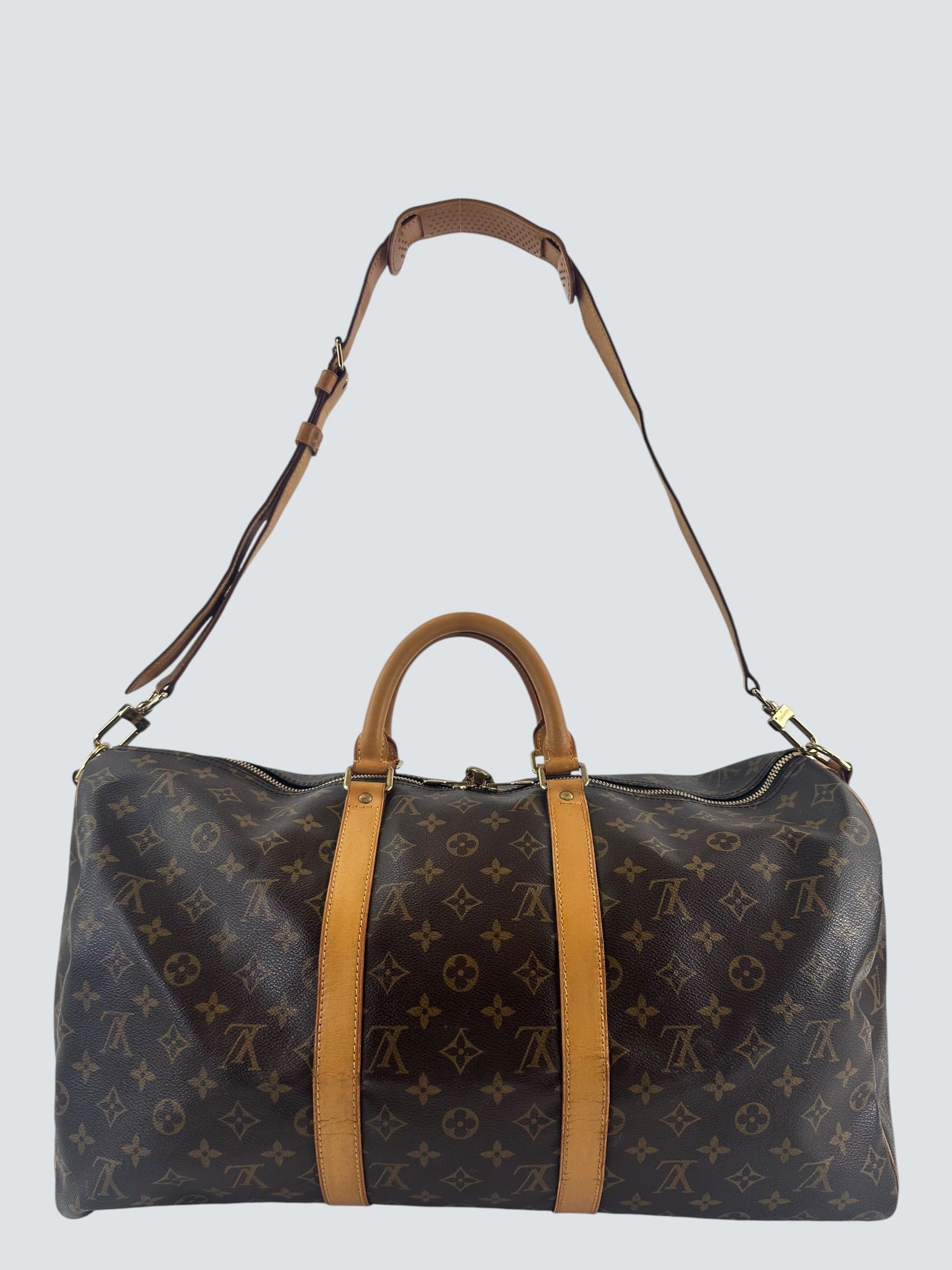 Louis Vuitton Monogram Canvas KeepAll Bandouliere 50