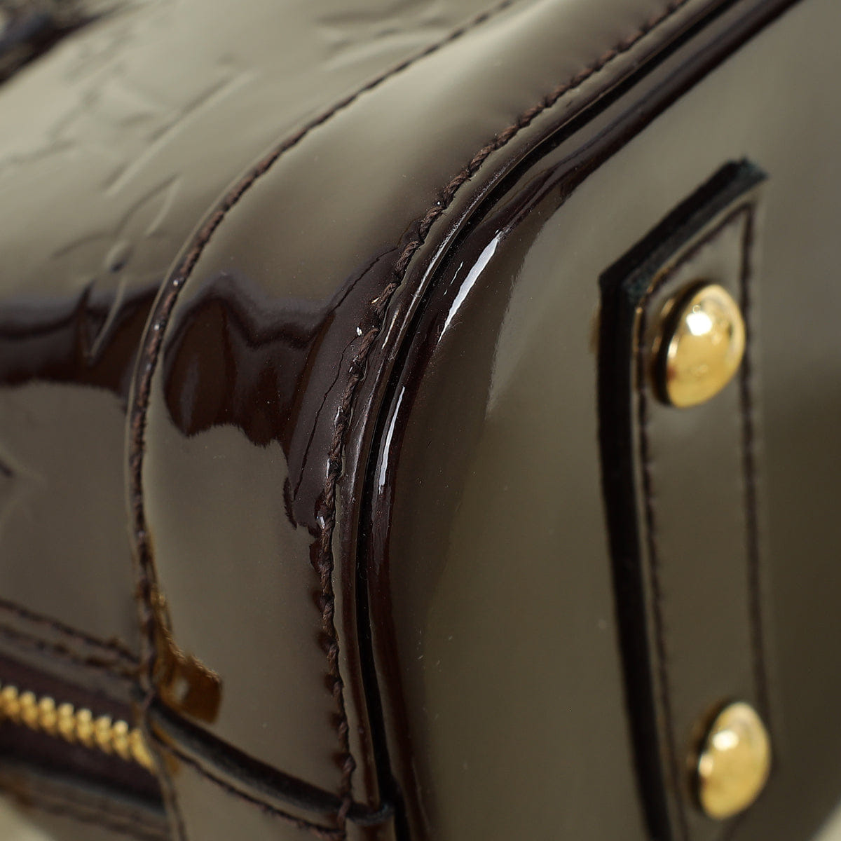 Louis Vuitton Amarante Monogram Vernis Alma BB Bag