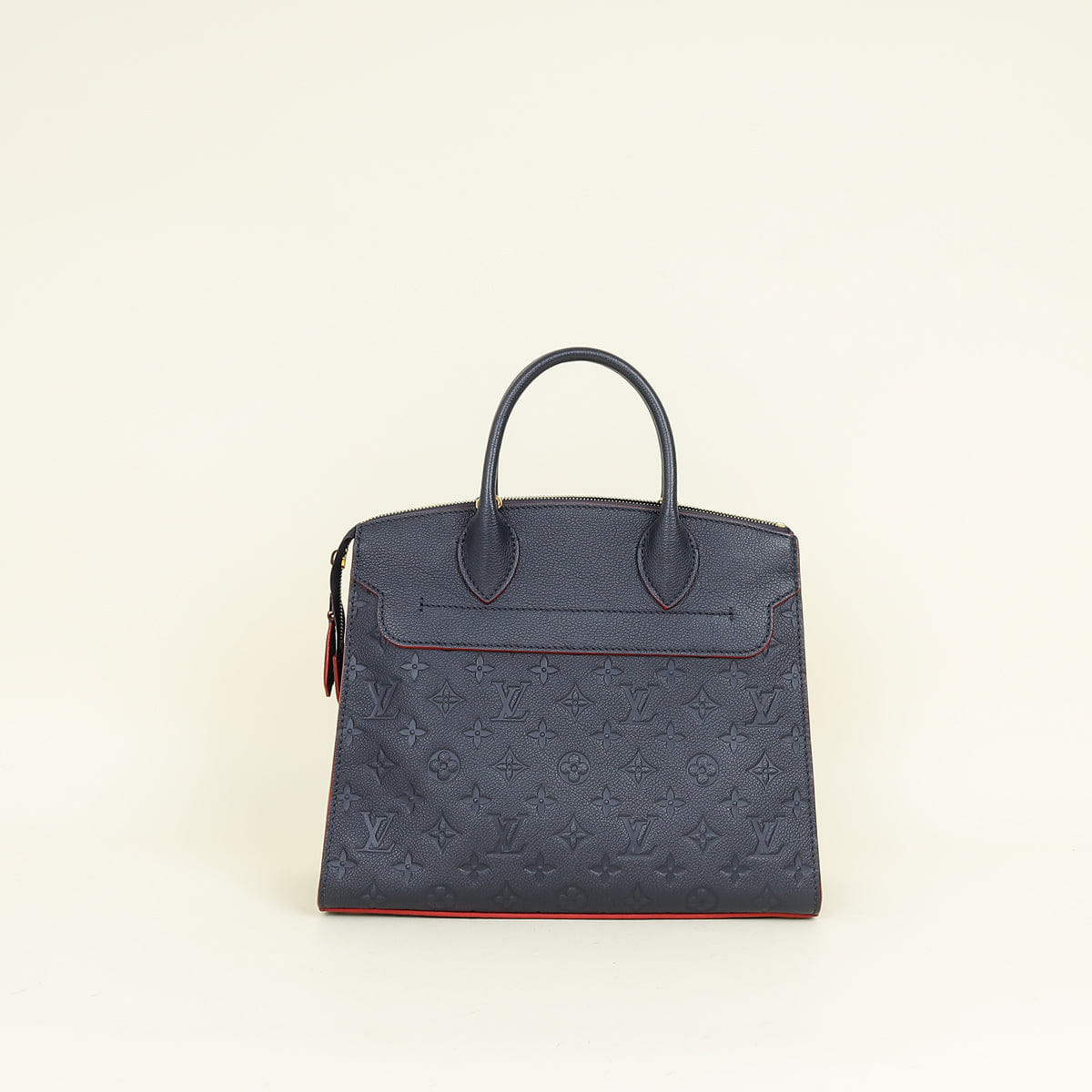 Louis Vuitton Blue Marine Monogram Empreinte Pont Neuf MM Bag
