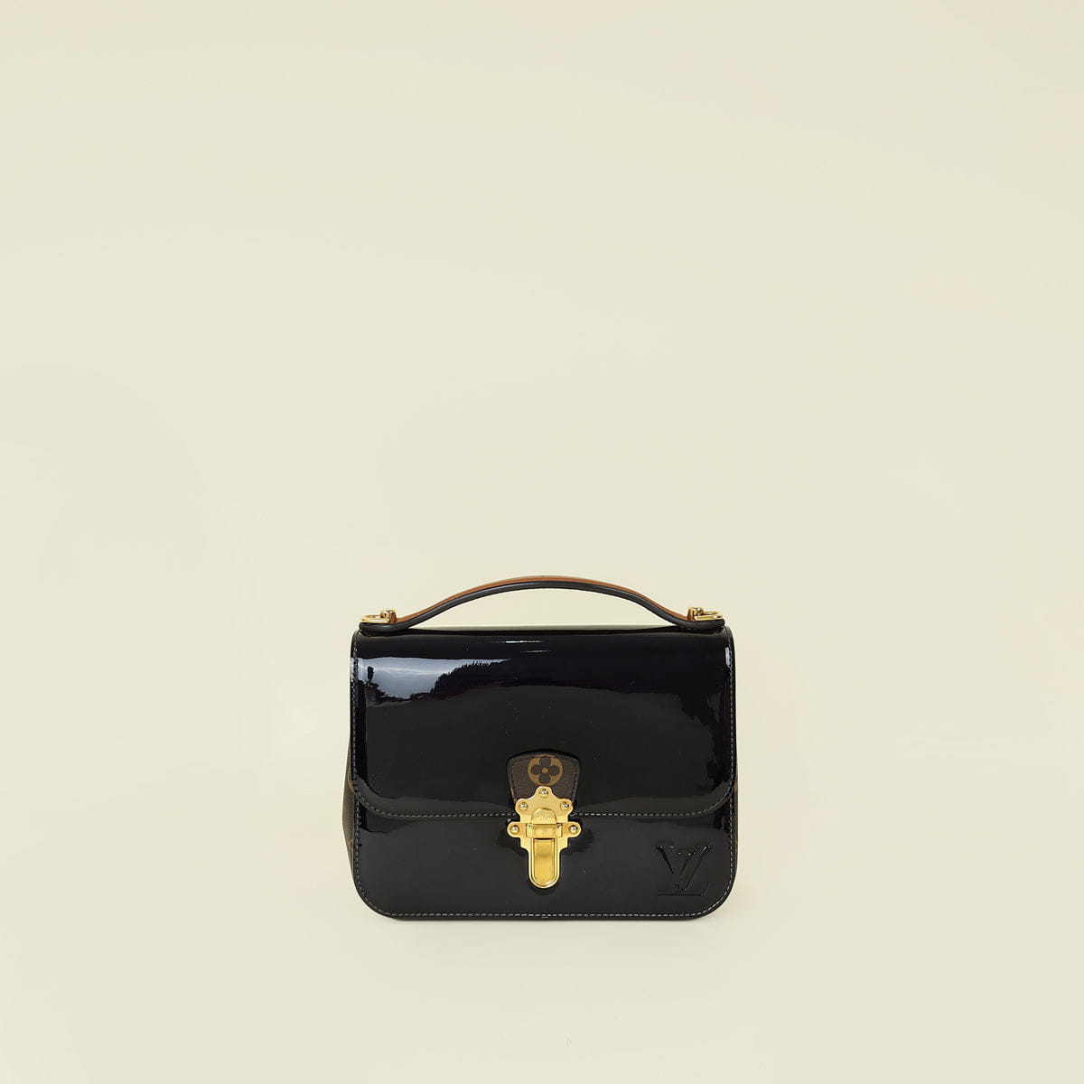 Louis Vuitton Monogram and Black Cherrywood Bag