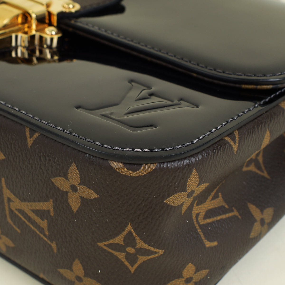 Louis Vuitton Monogram and Black Cherrywood Bag