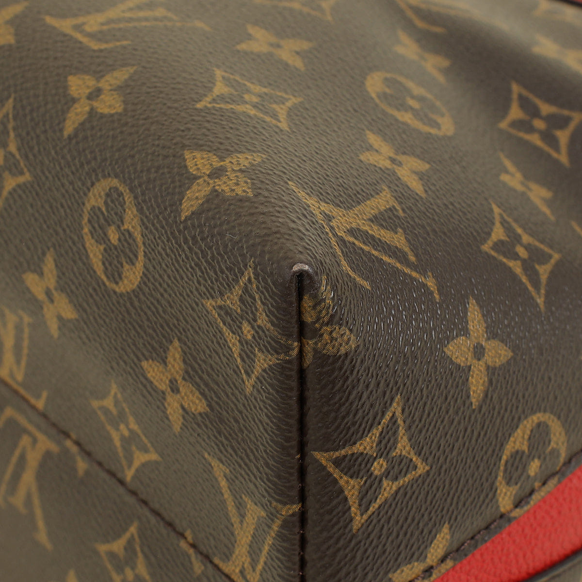 Louis Vuitton Monogram Red Alma B'N'B Bag