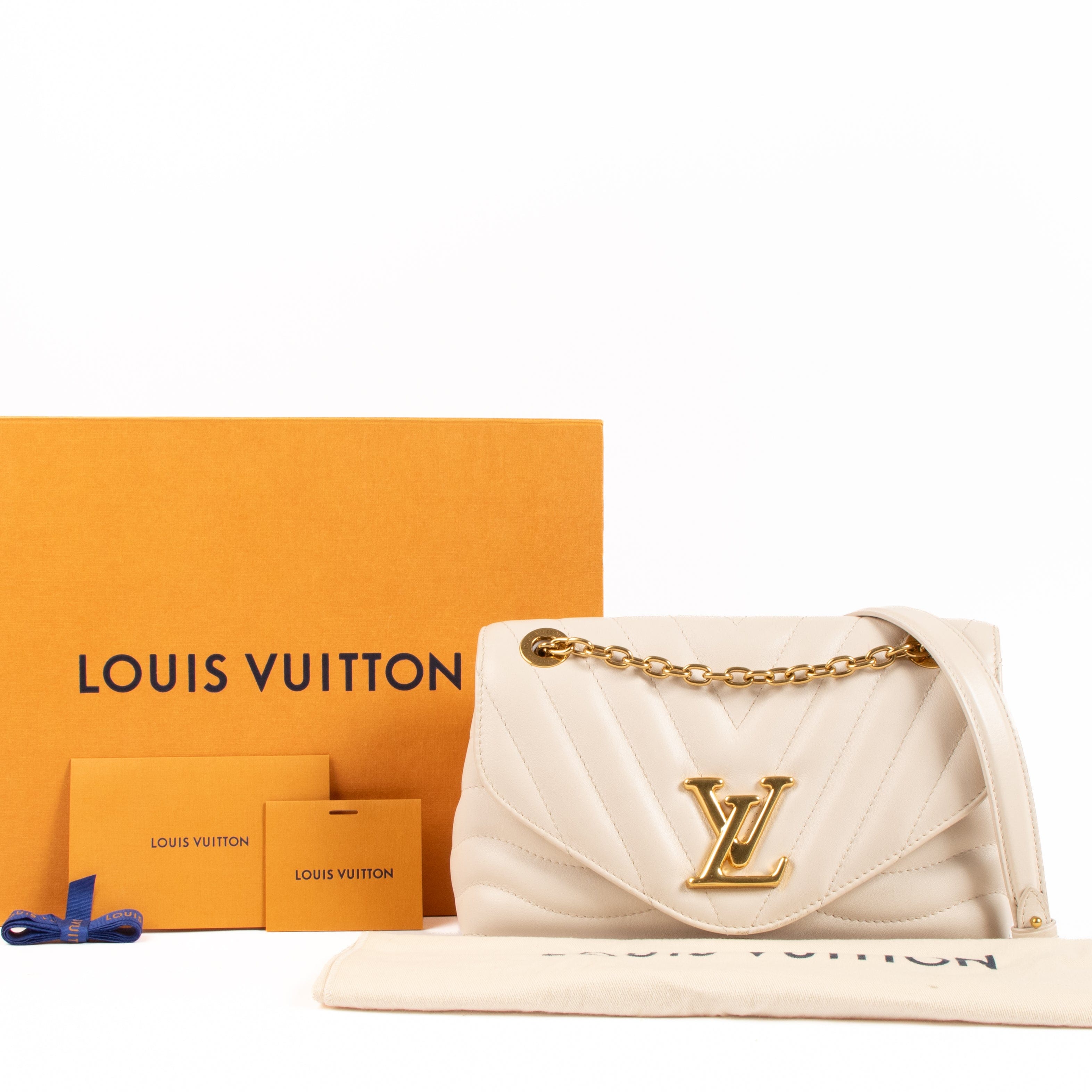 Louis Vuitton White New Wave Chain Bag