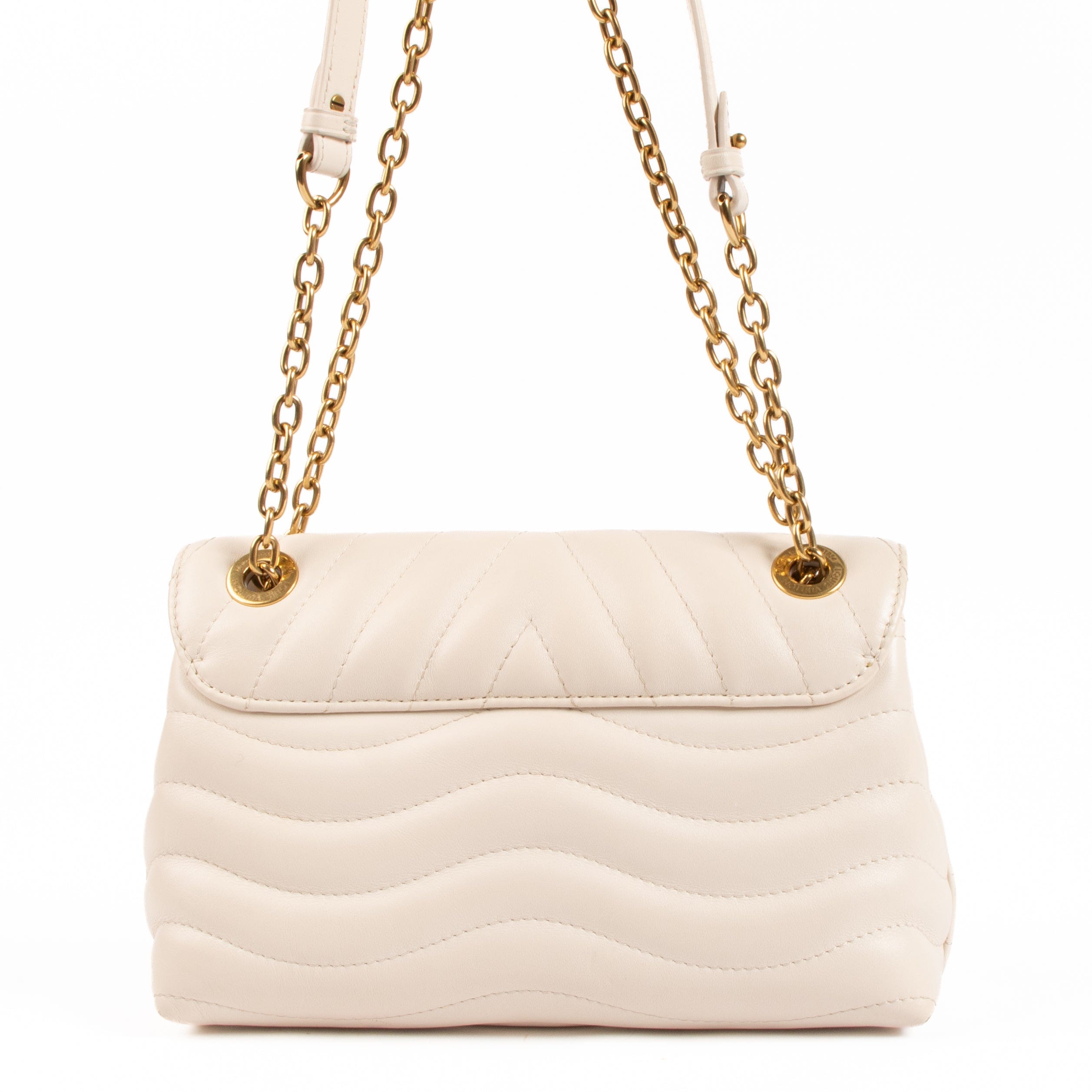 Louis Vuitton White New Wave Chain Bag