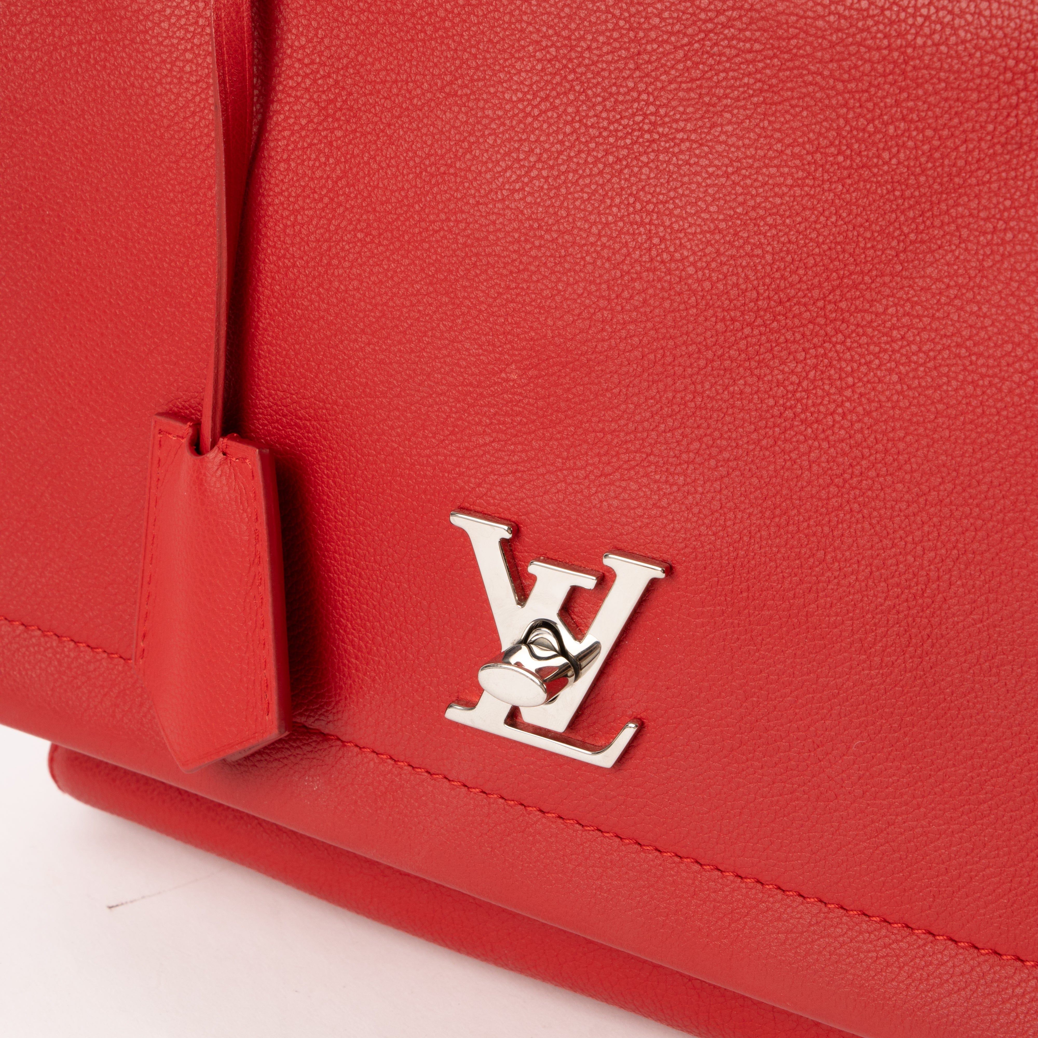 Louis Vuitton Red Lockme MM
