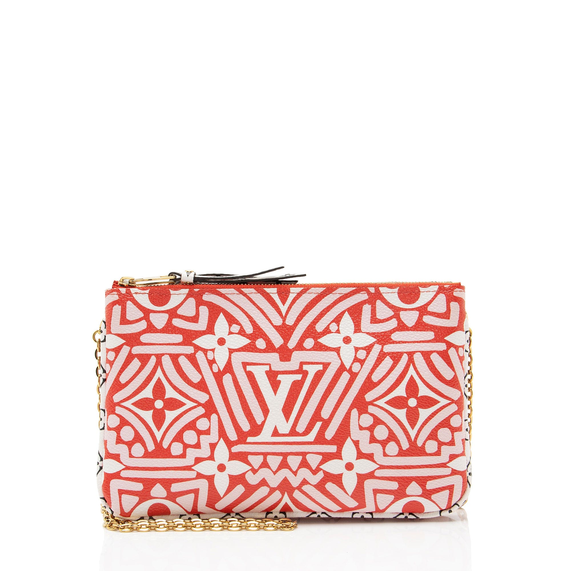 Louis Vuitton Limited Edition Monogram Crafty Double Zip Pochette