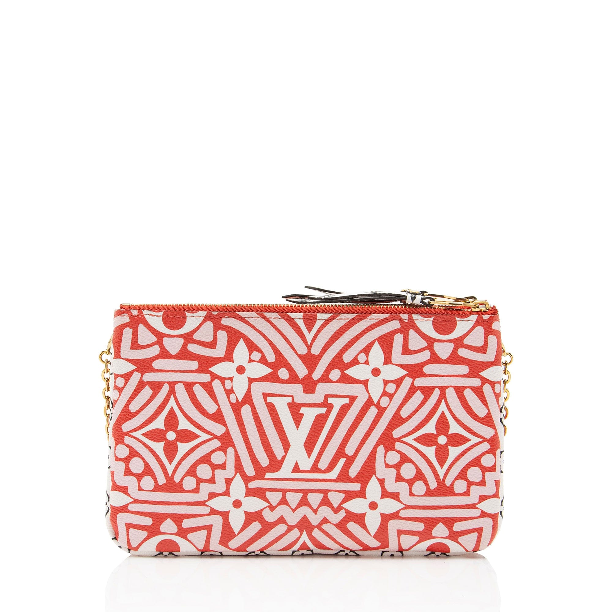 Louis Vuitton Limited Edition Monogram Crafty Double Zip Pochette