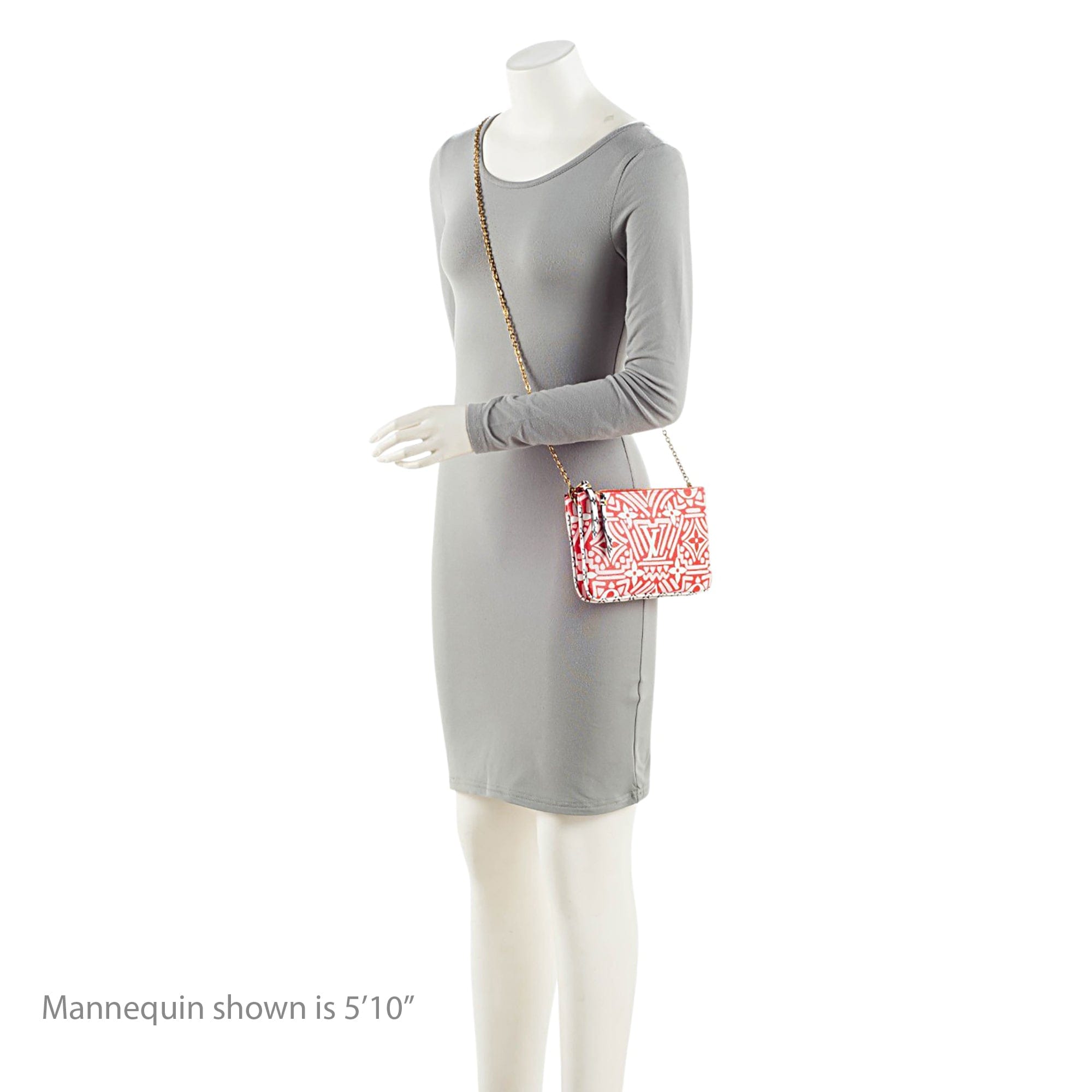 Louis Vuitton Limited Edition Monogram Crafty Double Zip Pochette
