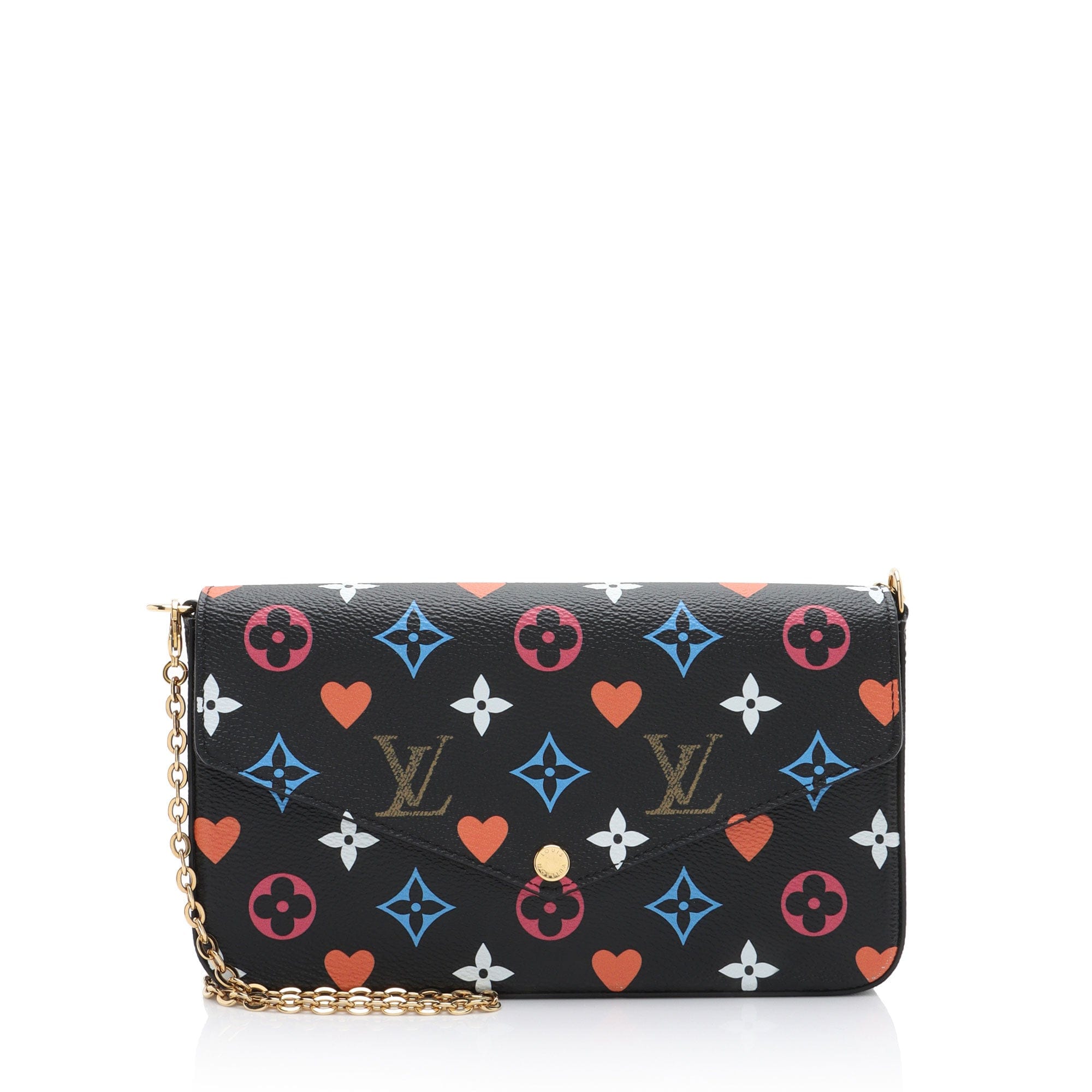 Louis Vuitton Limited Edition Monogram Canvas Game On Felicie Pochette