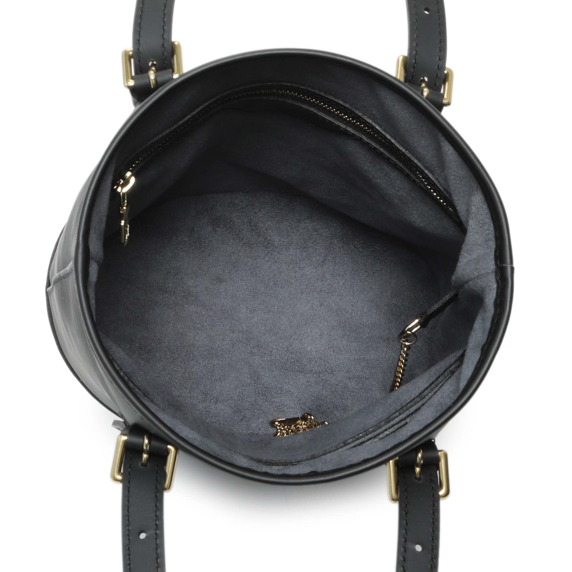 Louis Vuitton Black Epi Petite Bucket