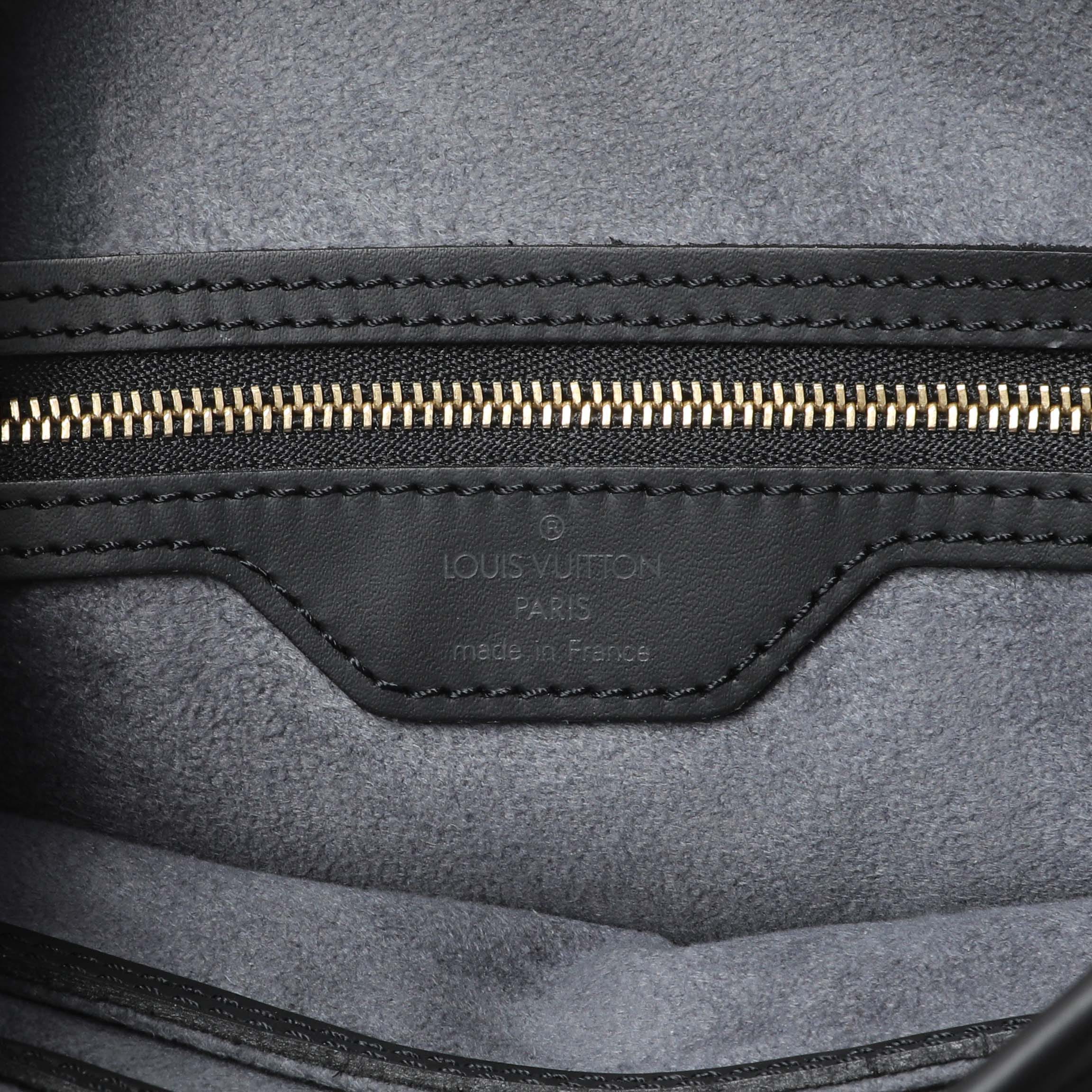 Louis Vuitton Black Epi Petite Bucket