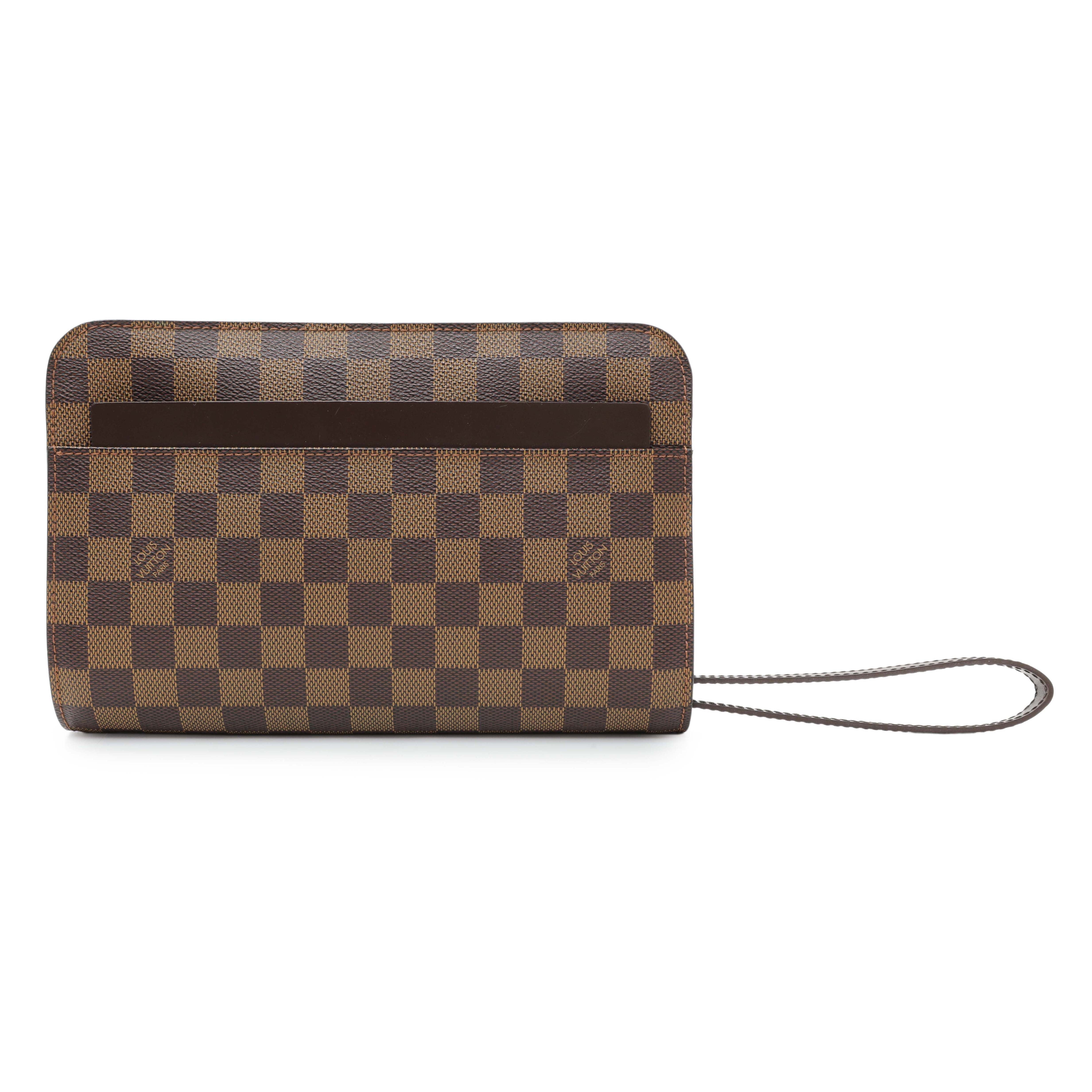 Louis Vuitton Damier Ebene Pochette Saint Louis