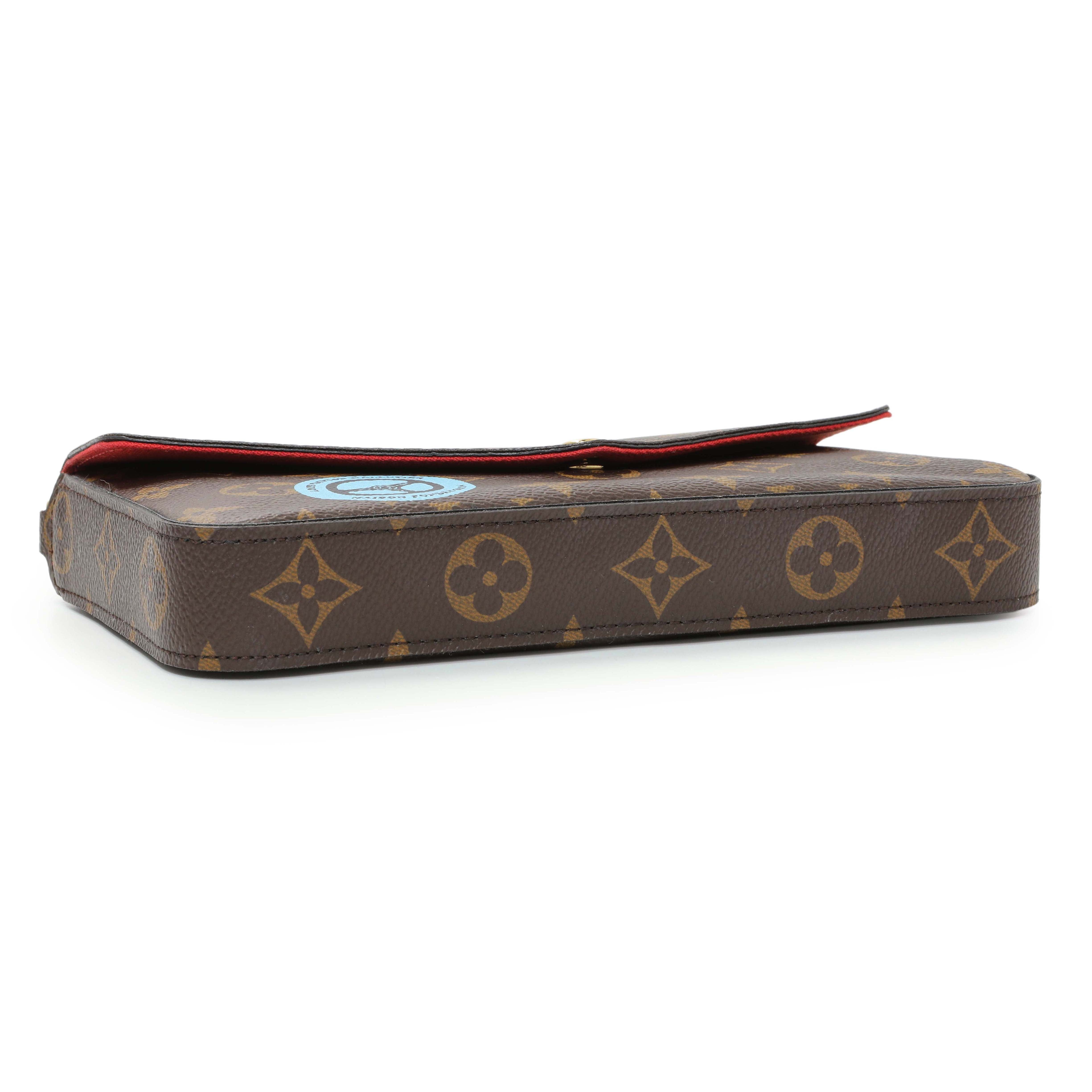Louis Vuitton Monogram My LV World Tour Pochette Felicie Chain Wallet