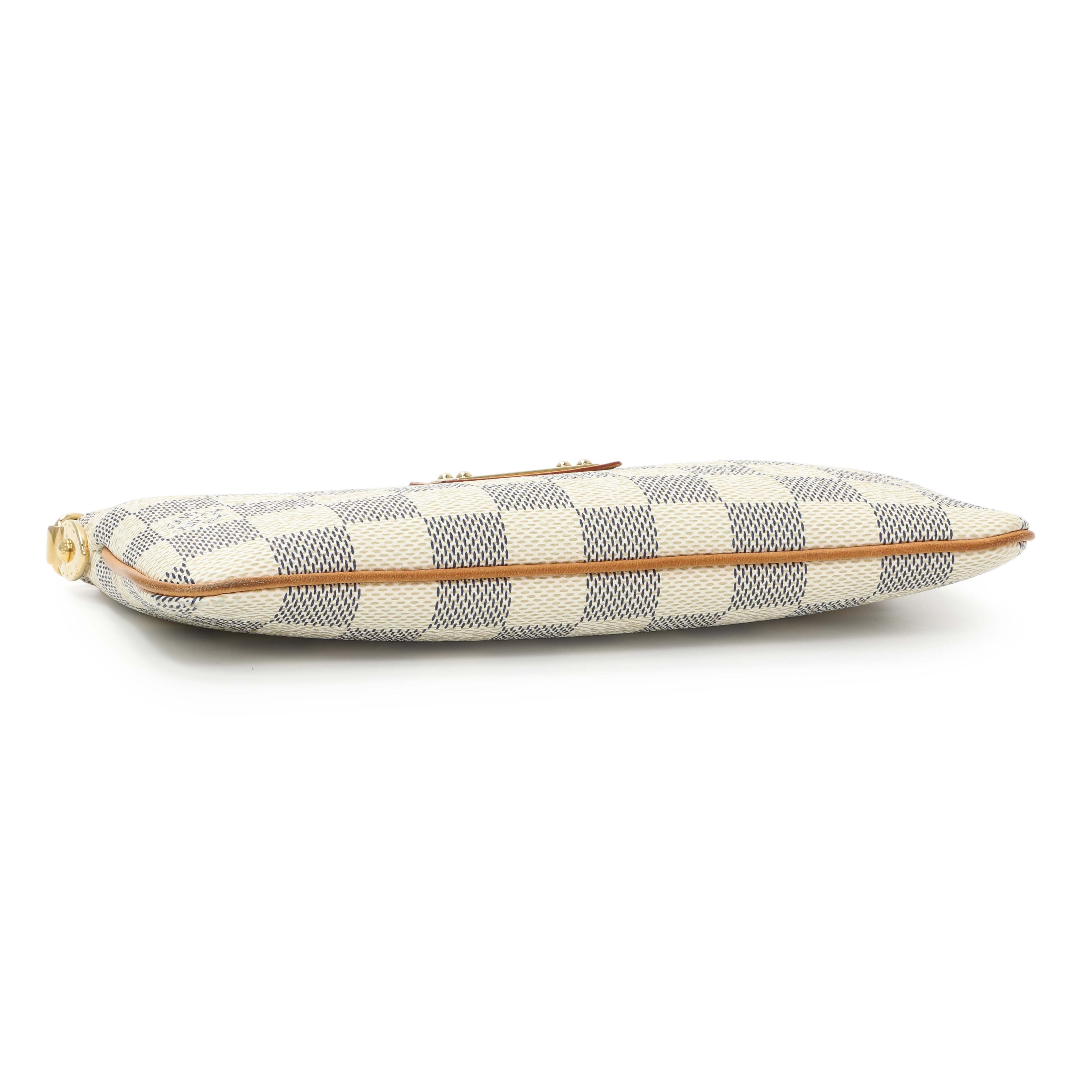 Louis Vuitton Damier Azur Pochette Milla MM