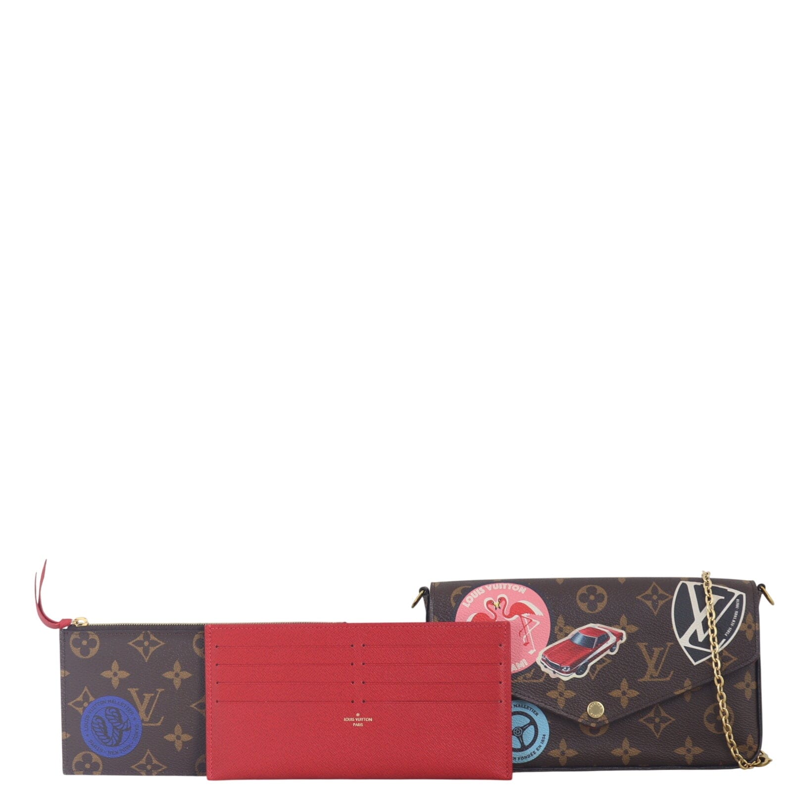 Louis Vuitton Felicie Pochette Monogram World Tour