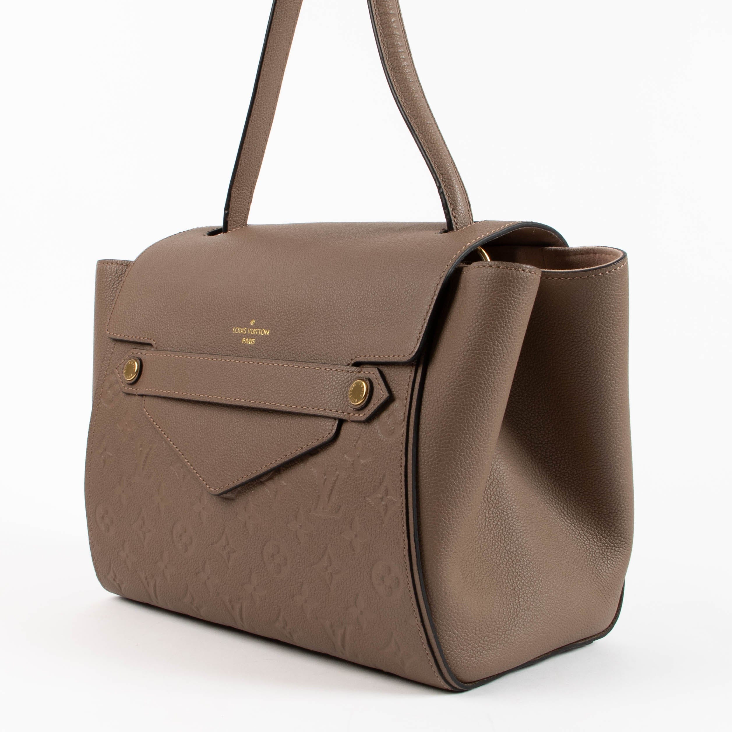 Louis Vuitton Taupe Monogram Empreinte Trocadero Bag