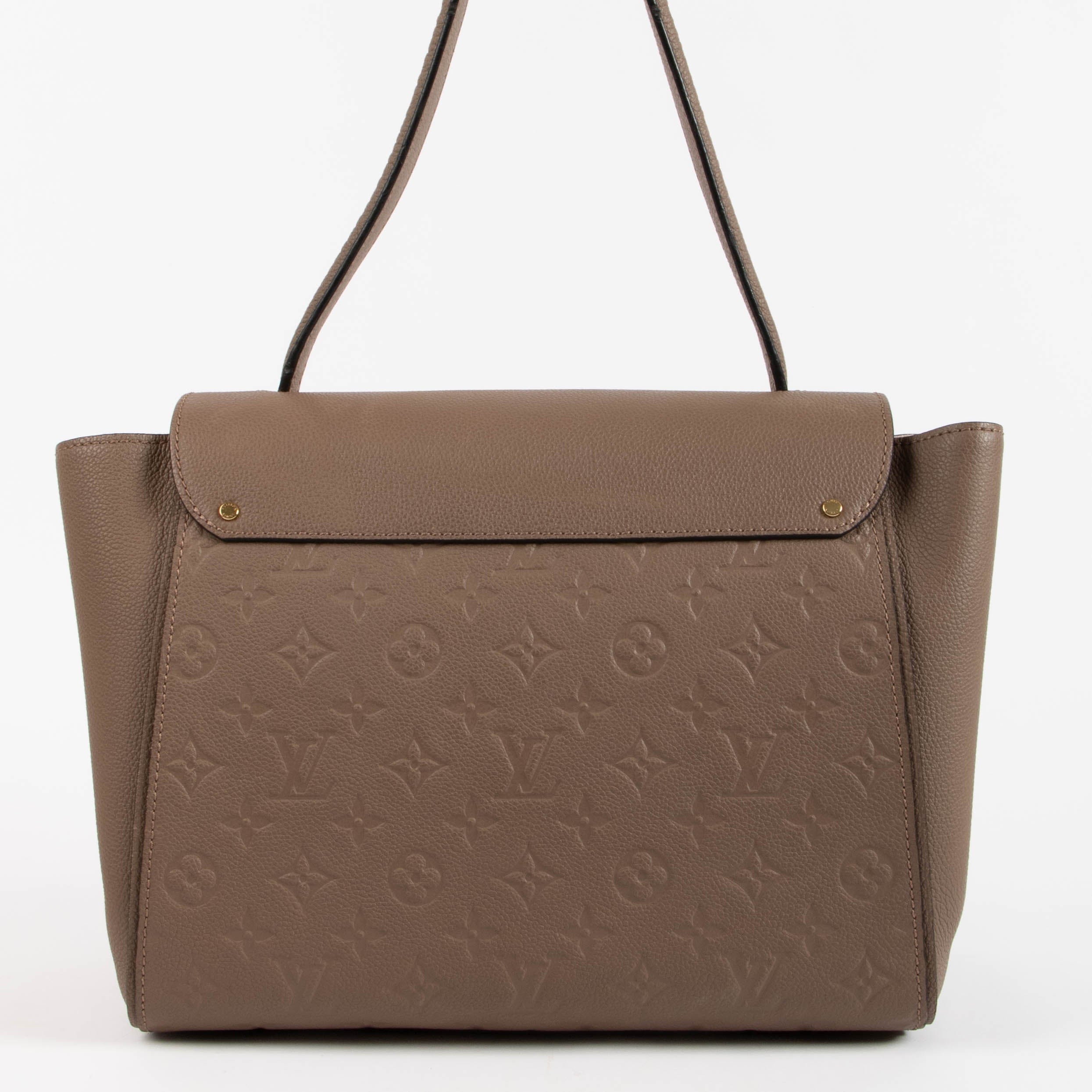 Louis Vuitton Taupe Monogram Empreinte Trocadero Bag