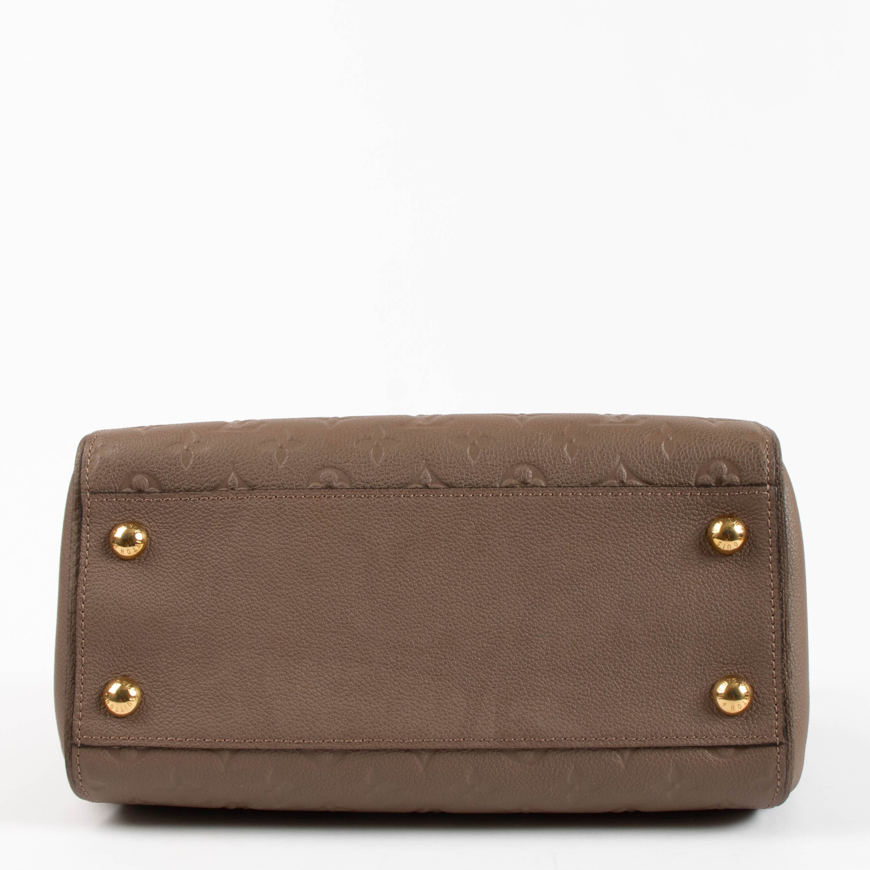 Louis Vuitton Taupe Monogram Empreinte Trocadero Bag