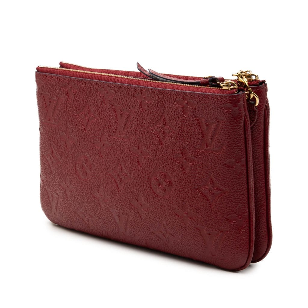 Louis Vuitton Monogram Empreinte Double Zip Pochette