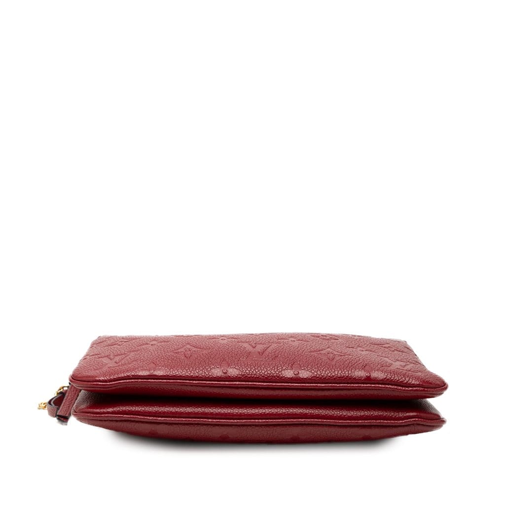 Louis Vuitton Monogram Empreinte Double Zip Pochette