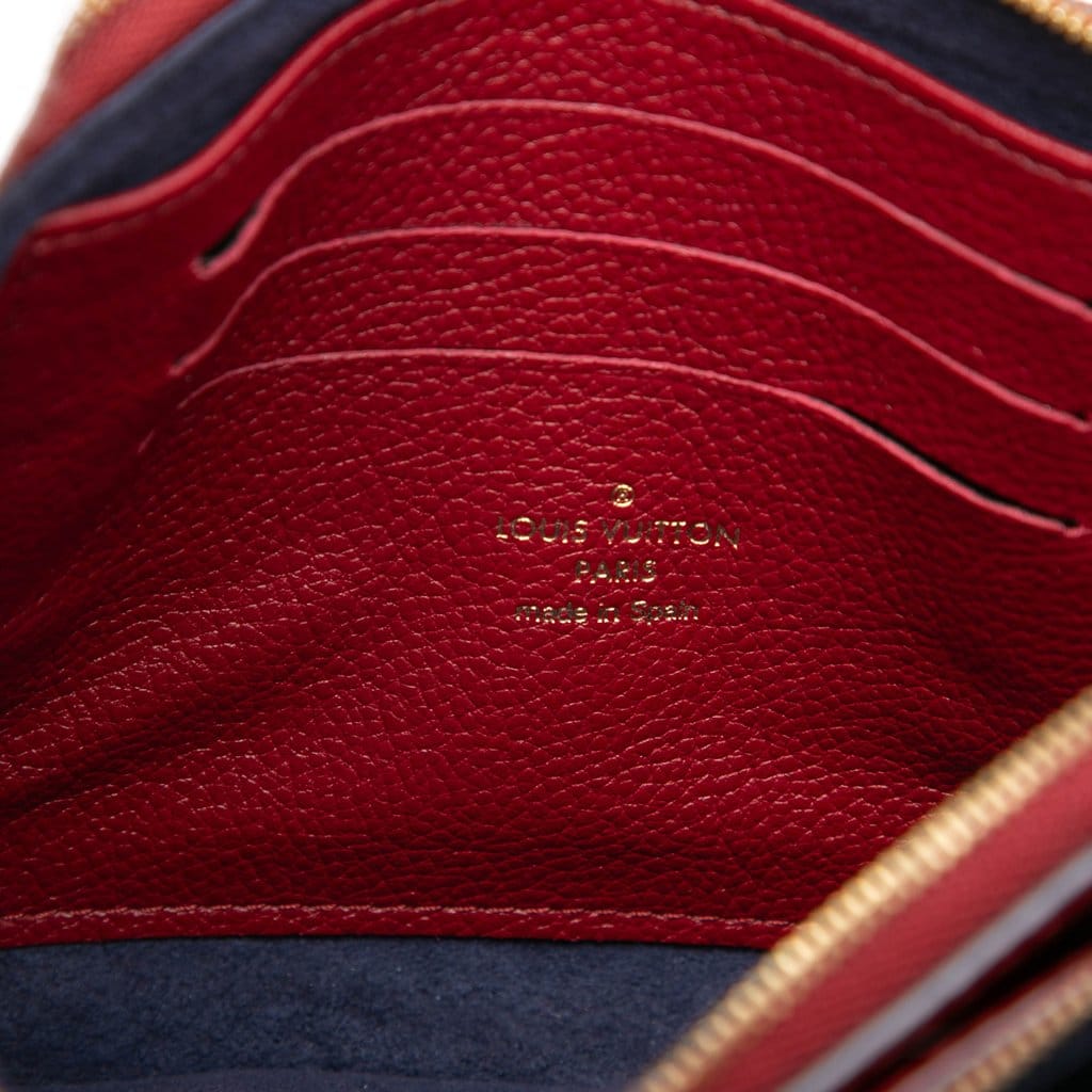 Louis Vuitton Monogram Empreinte Double Zip Pochette