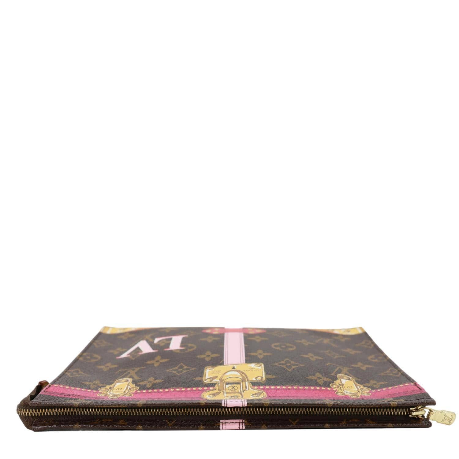 LOUIS VUITTON Summer Trunks Monogram Canvas Toiletry Pouch Brown