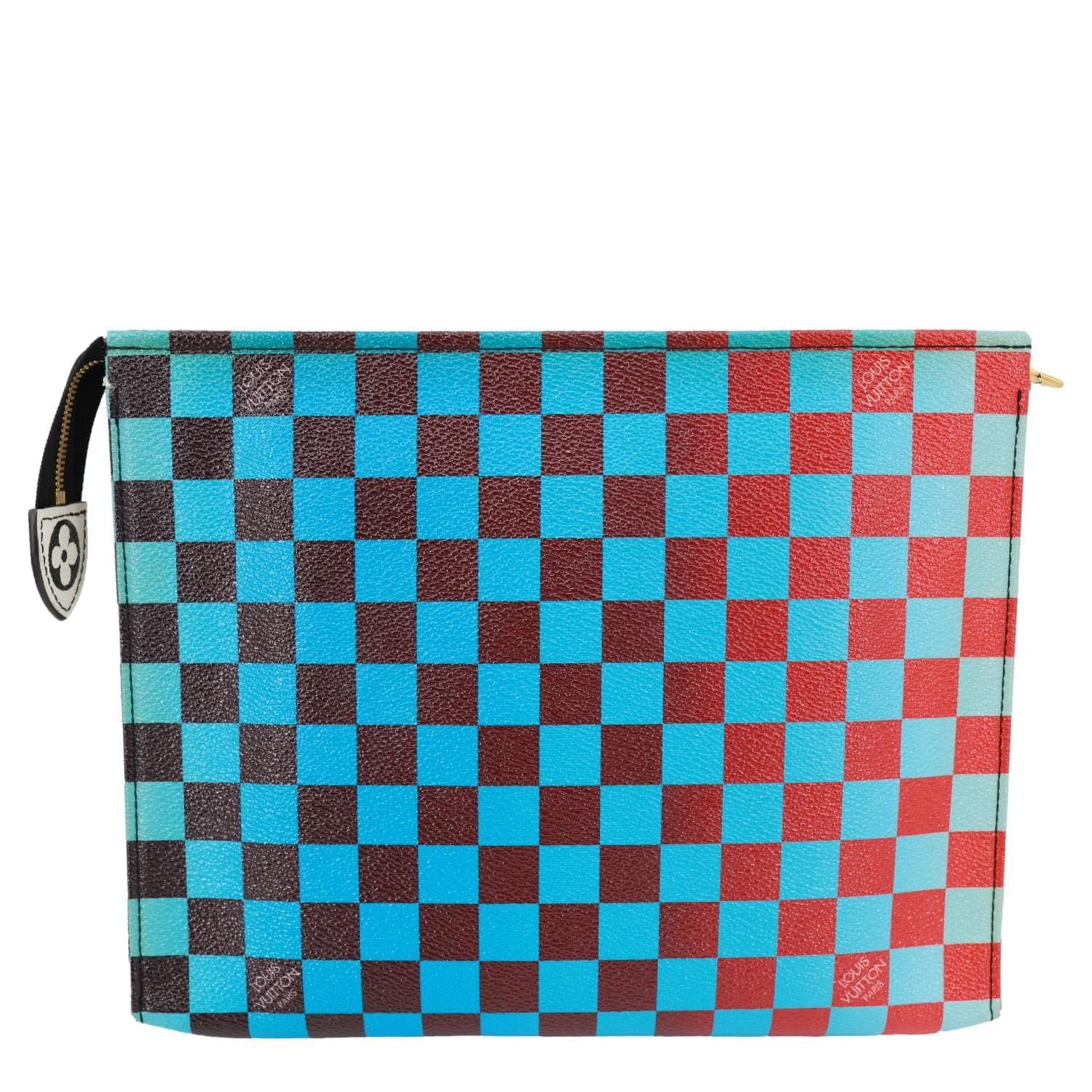 LOUIS VUITTON Damier Race Coated Canvas Toiletry Pouch Blue