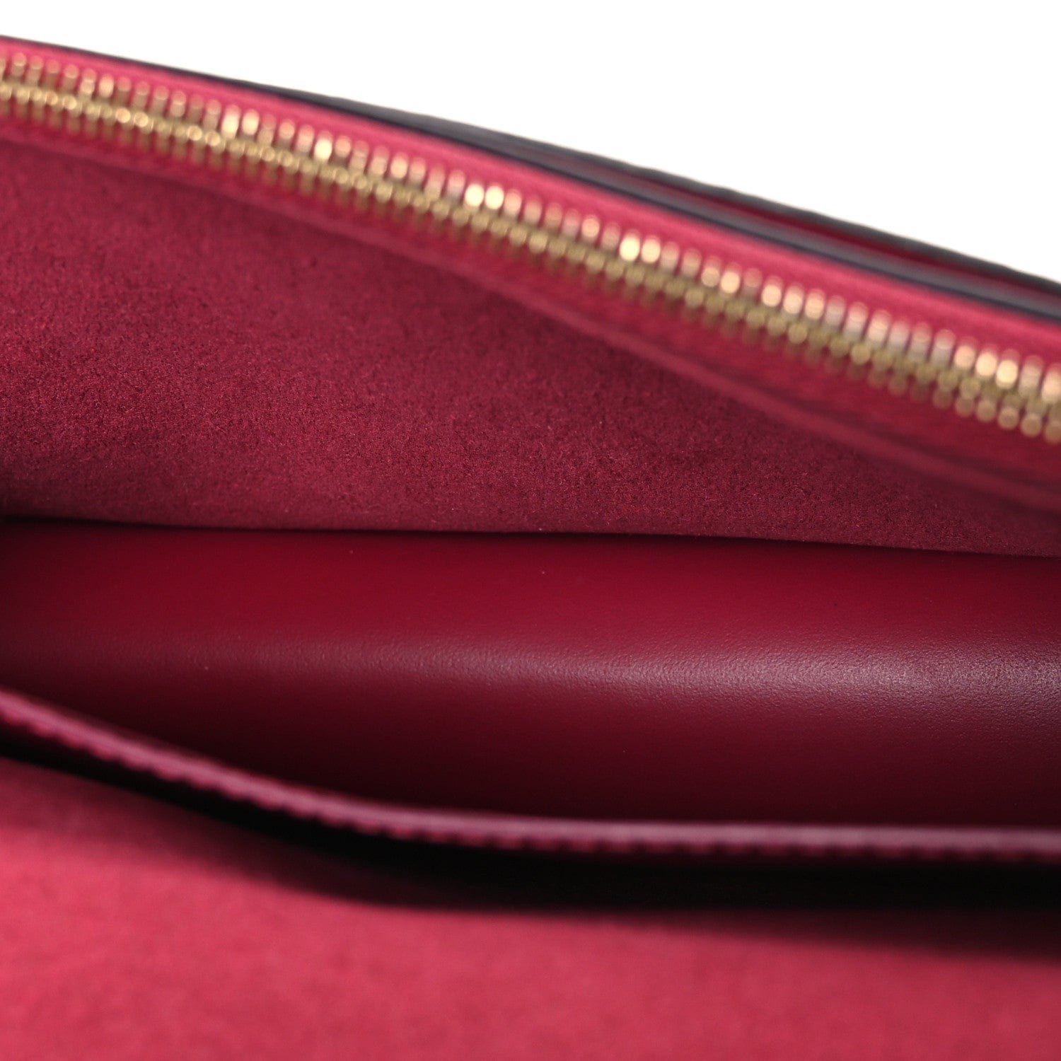 Louis Vuitton Monogram Flore Chain Wallet Fuchsia