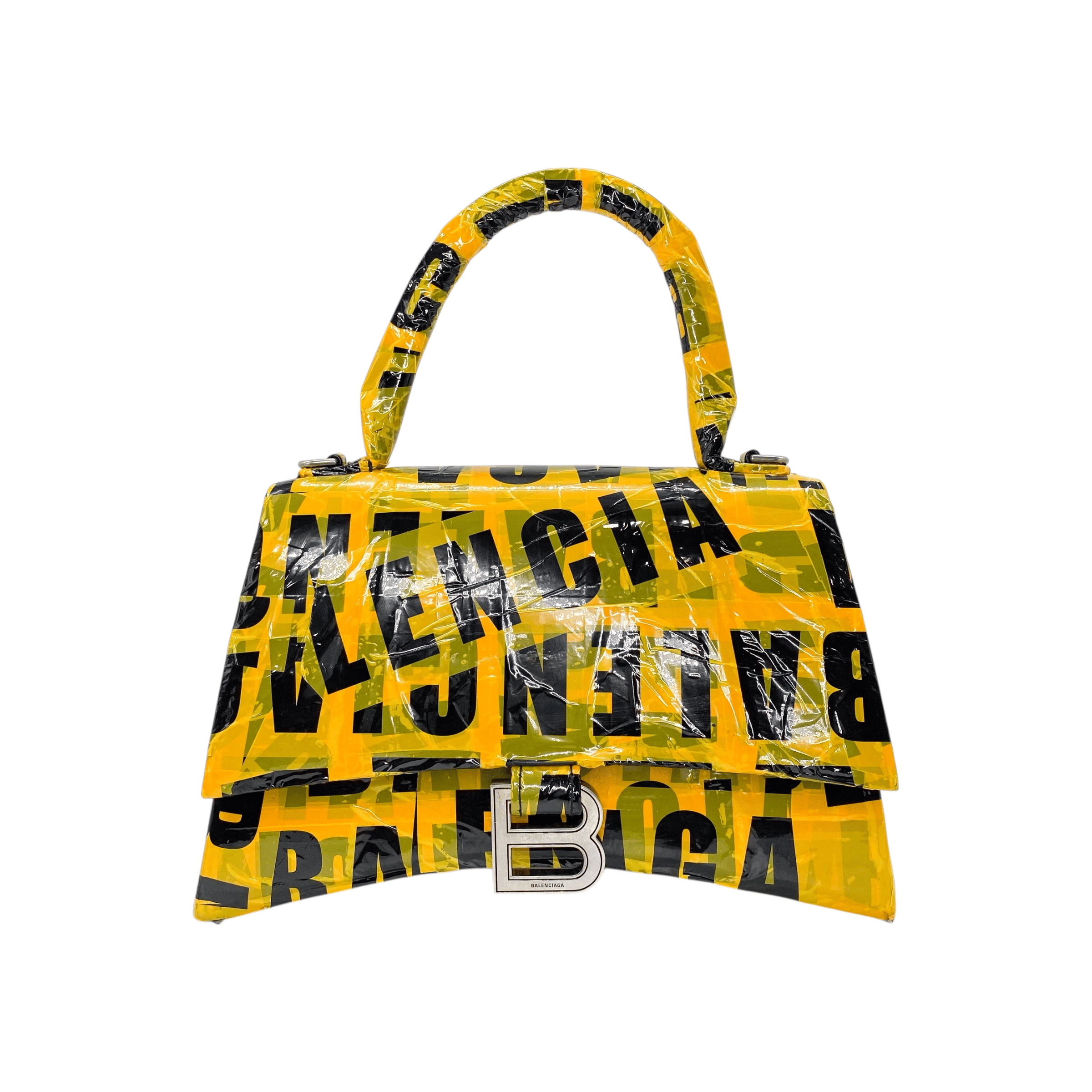 Balenciaga Yellow Tape Hourglass Bag