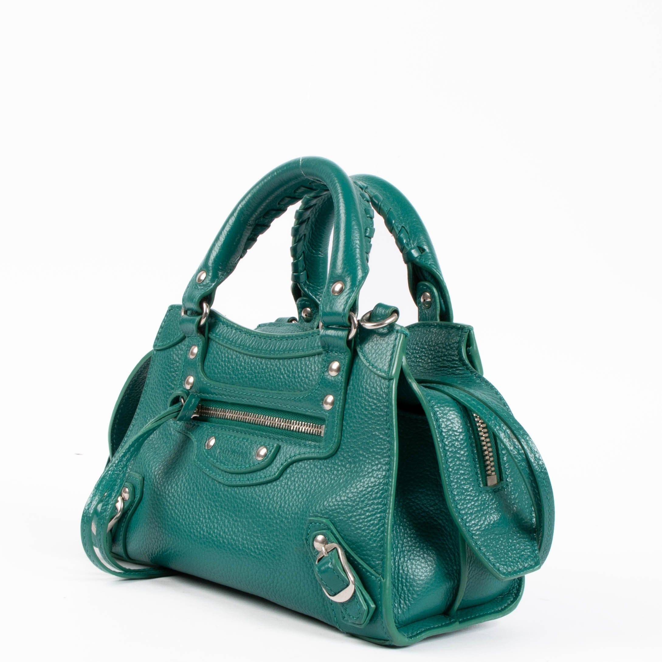 Balenciaga Green Neo Classic XS City Bag