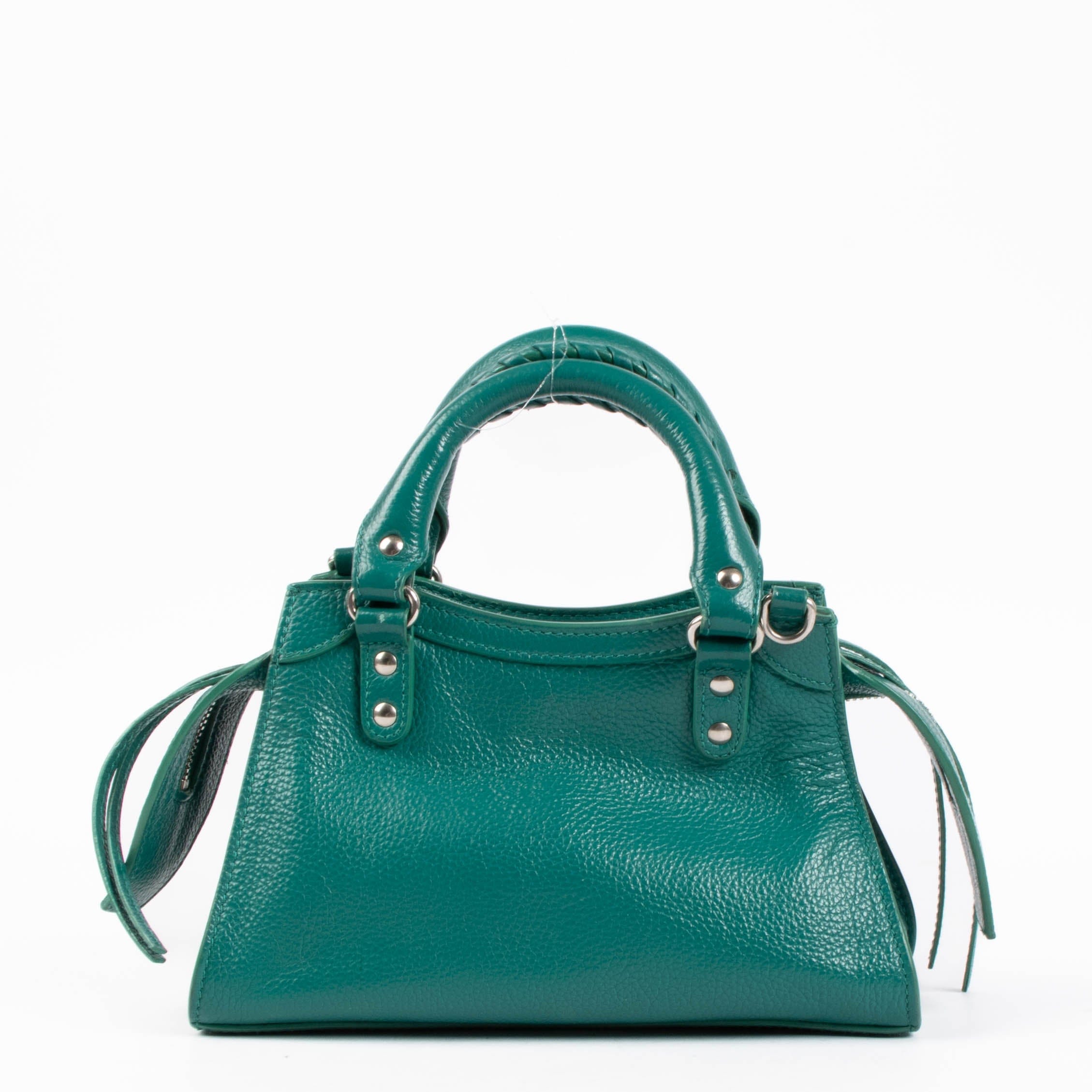 Balenciaga Green Neo Classic XS City Bag