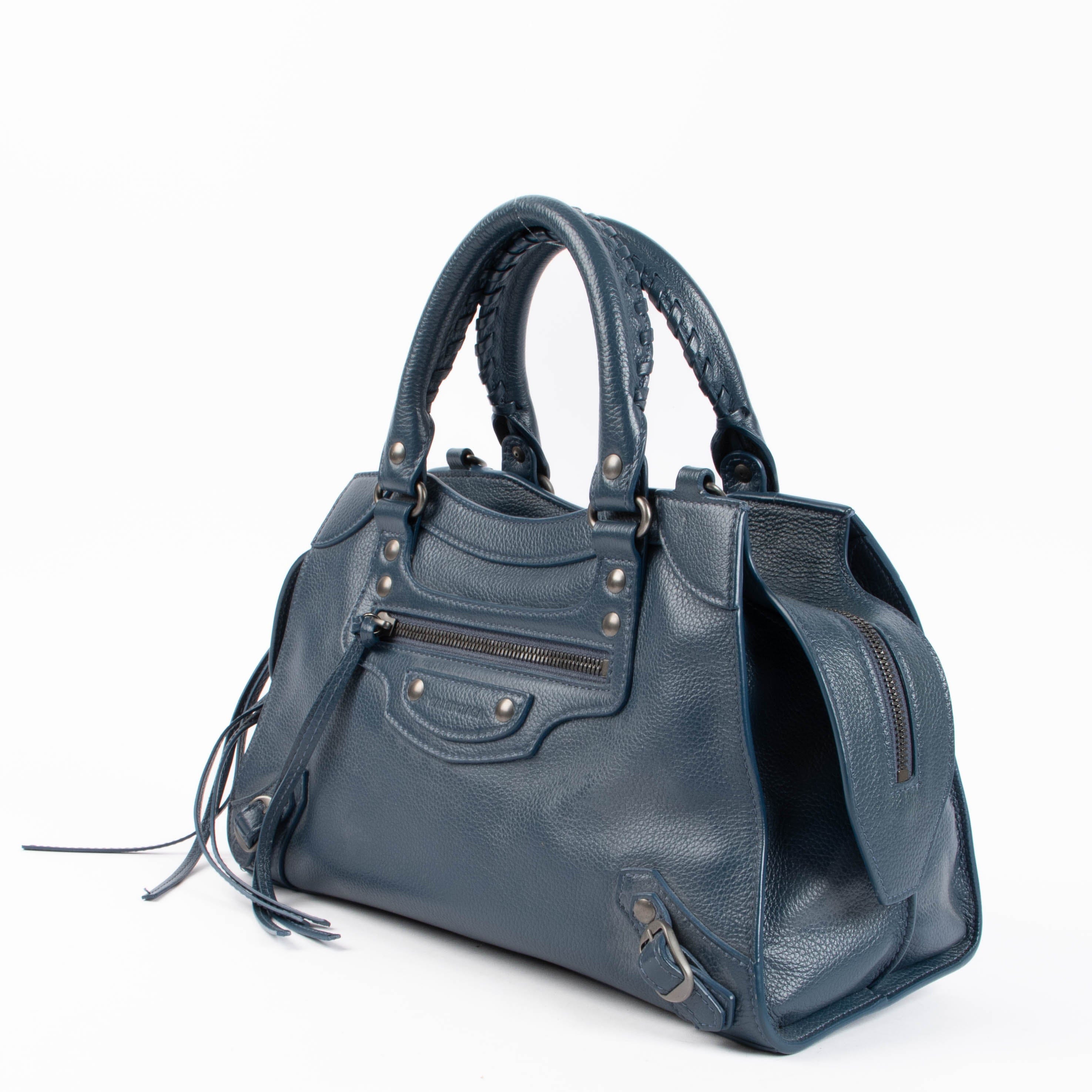 Balenciaga Blue Neo Classic Small Bag