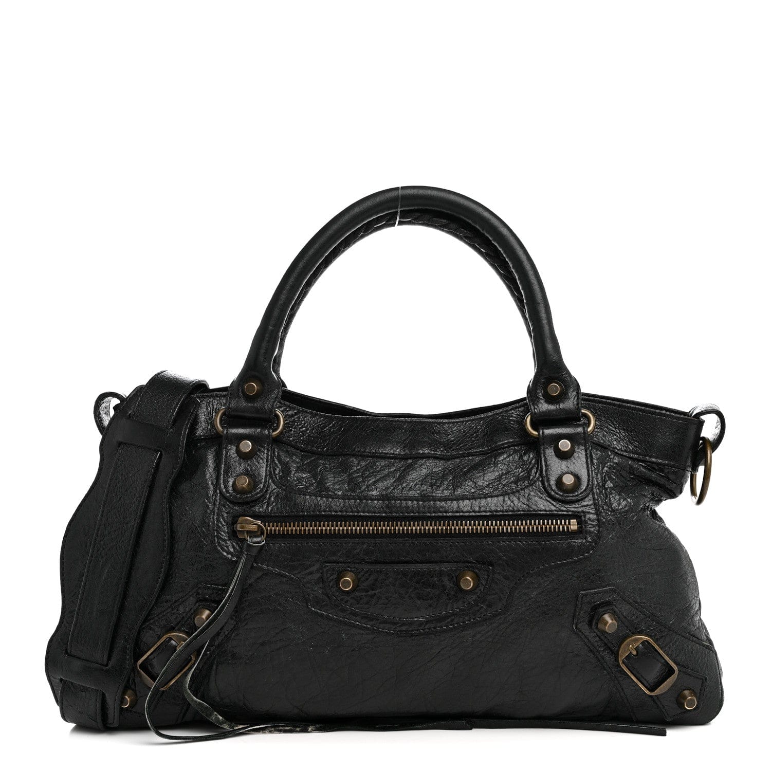 Balenciaga Agneau Classic Hardware First Black