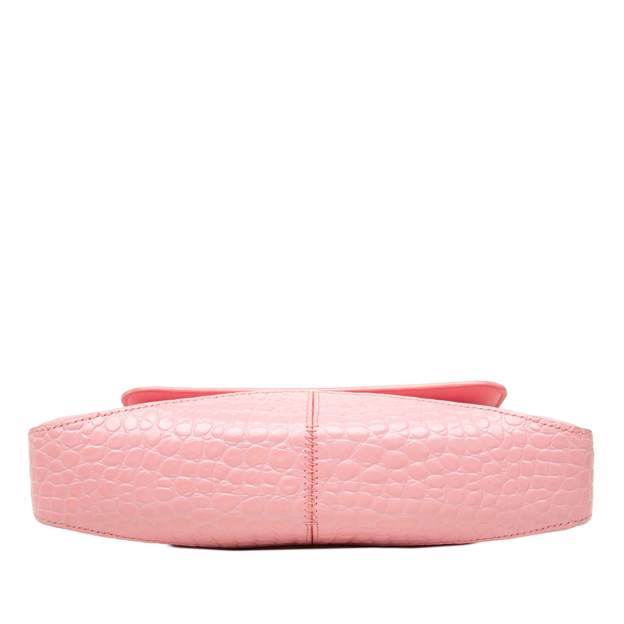 Balenciaga Small Croc Embossed Leather XX Flap