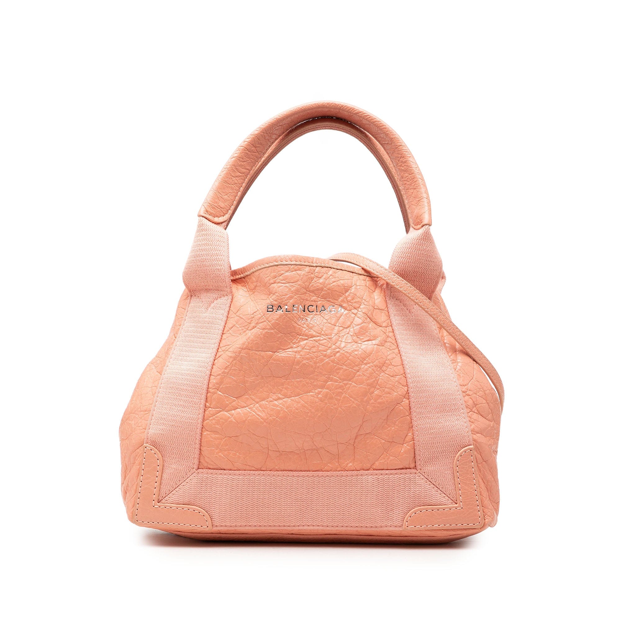 Balenciaga Lambskin Navy Cabas XS