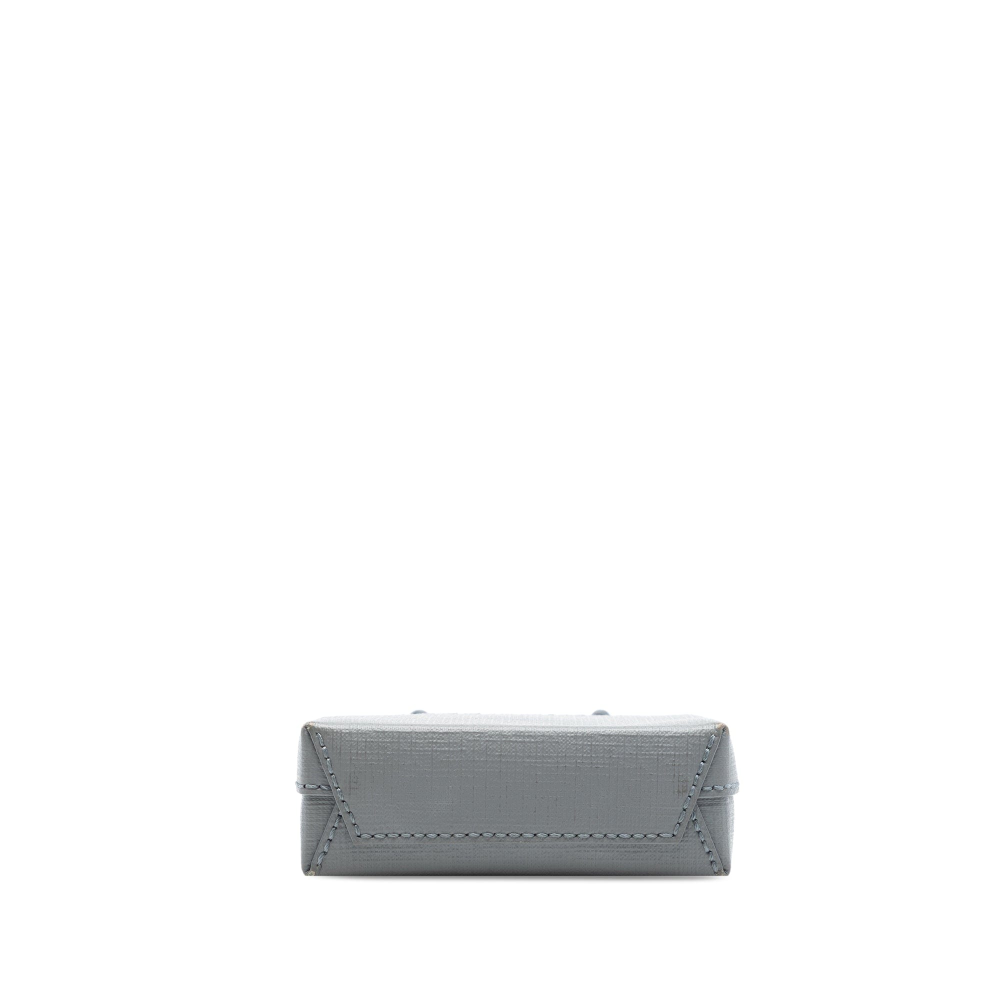Balenciaga Mini Calfskin Logo Shopping Phone Holder