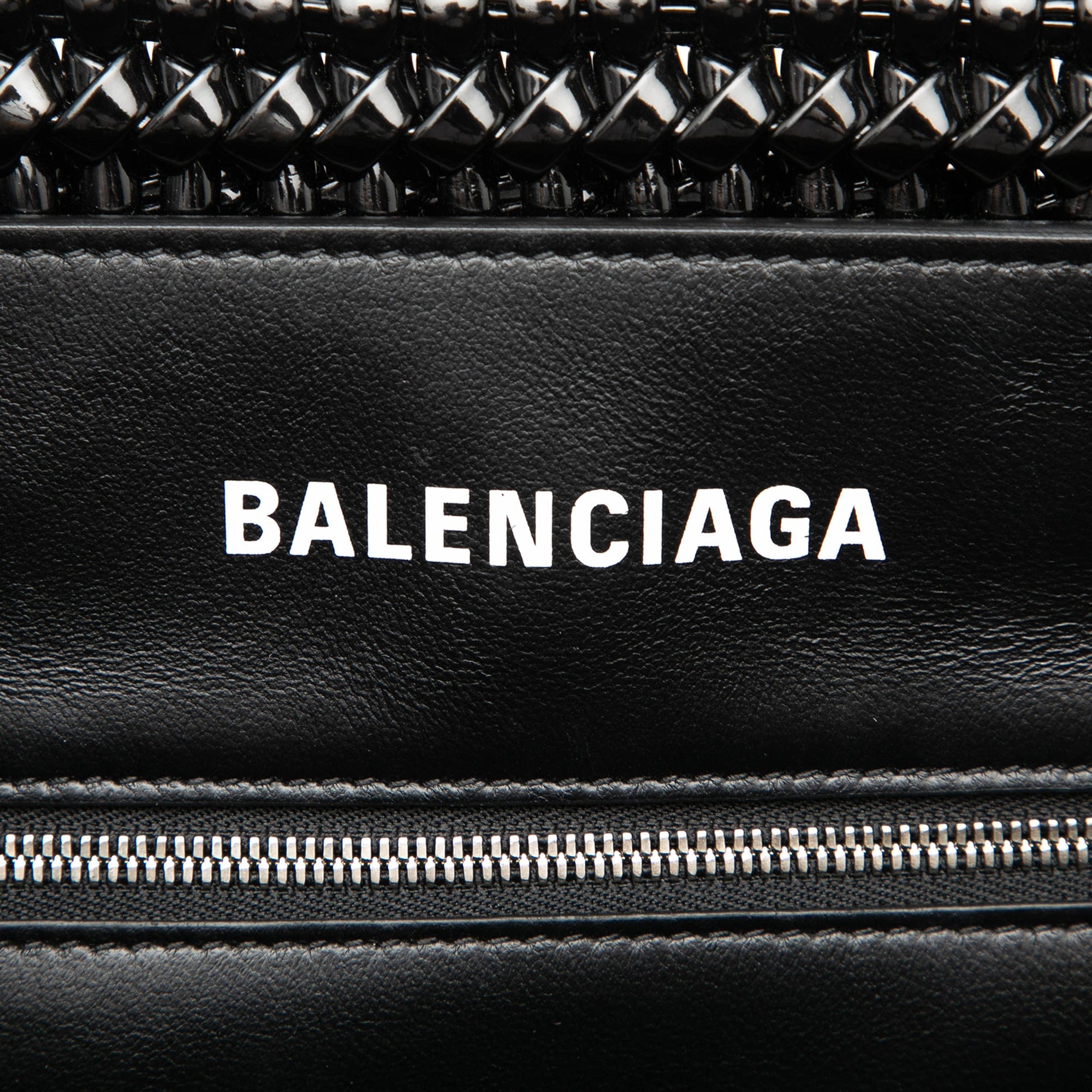Balenciaga Small Faux Leather Bistro Basket Bag