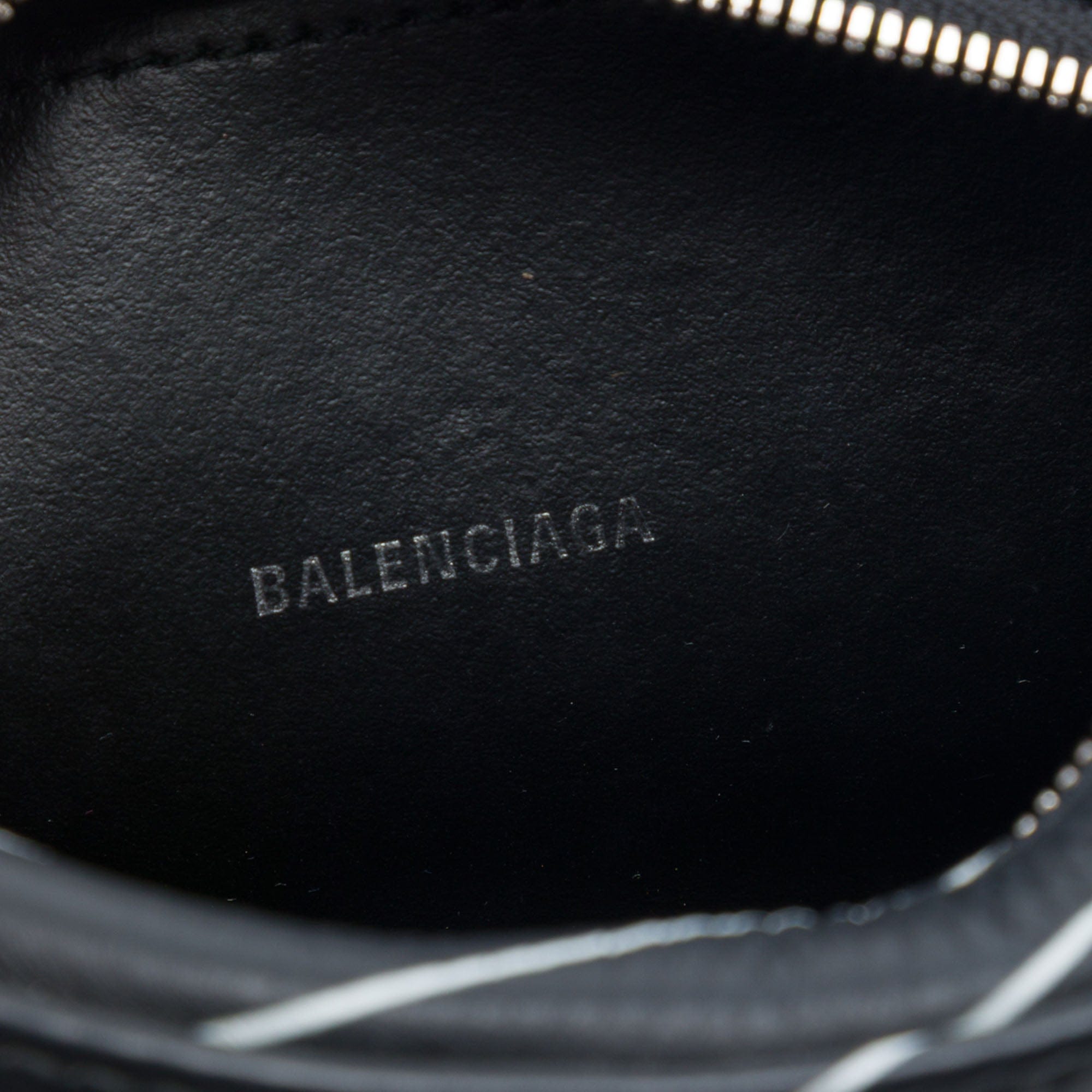 Balenciaga Leather Logo Print Everyday Camera Bag XS