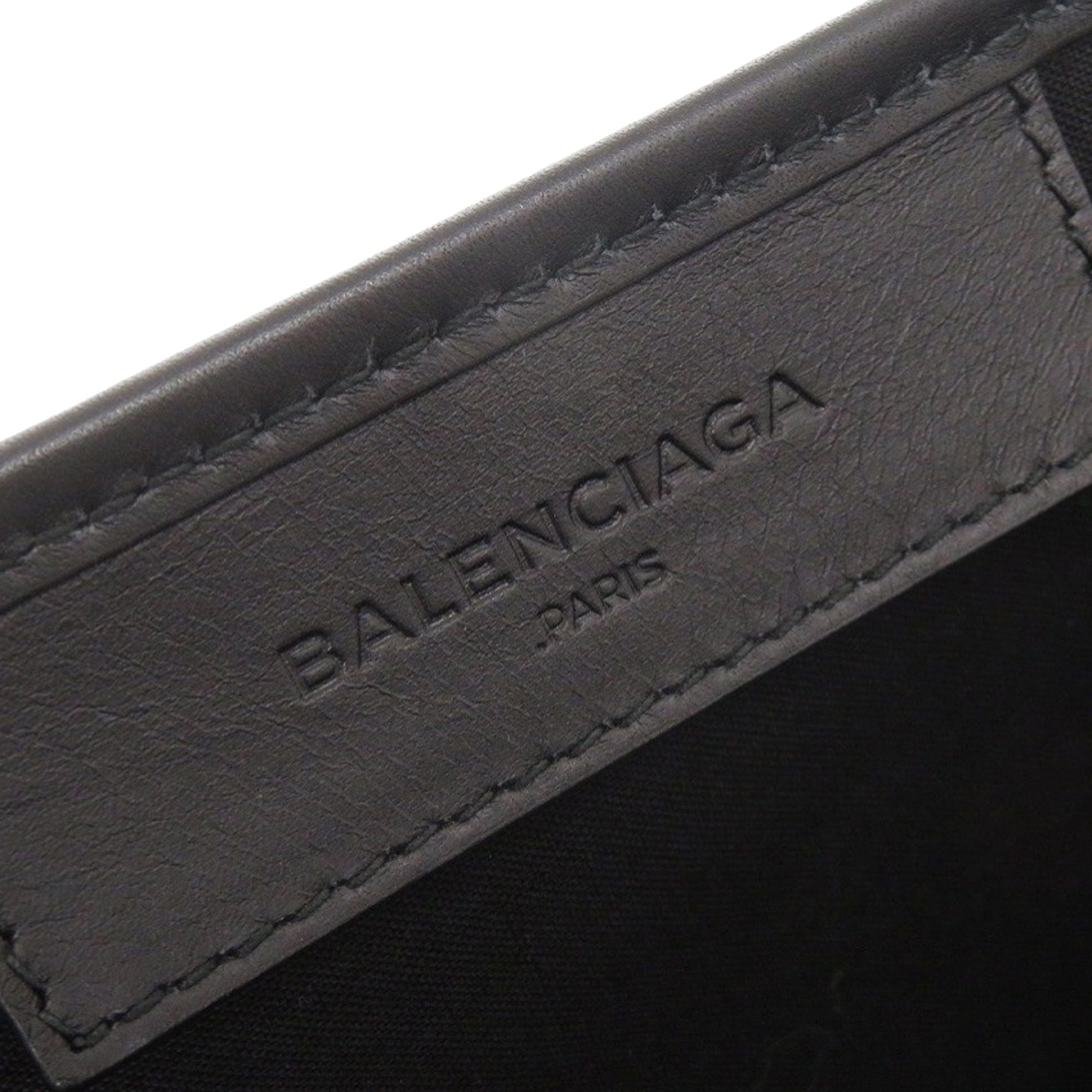 Balenciaga Canvas Striped Navy Cabas S