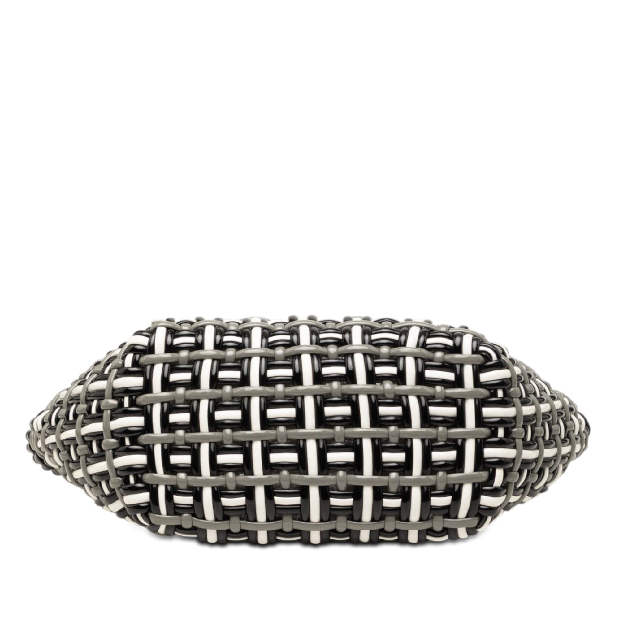 Balenciaga Faux Leather Bistro Basket Bag XS