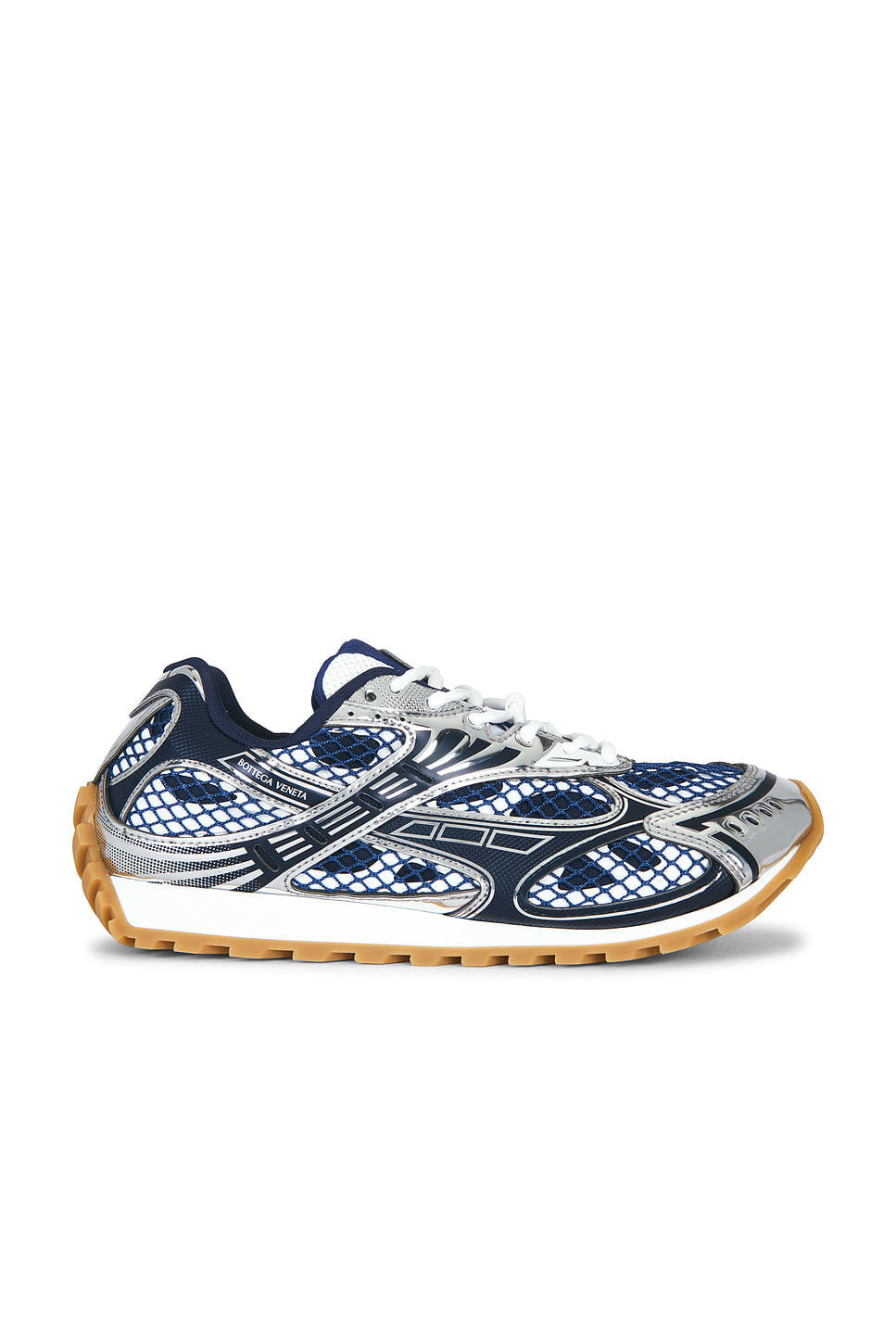 Bottega Veneta Orbit Lace - Up Sneaker Technical Fishnet
