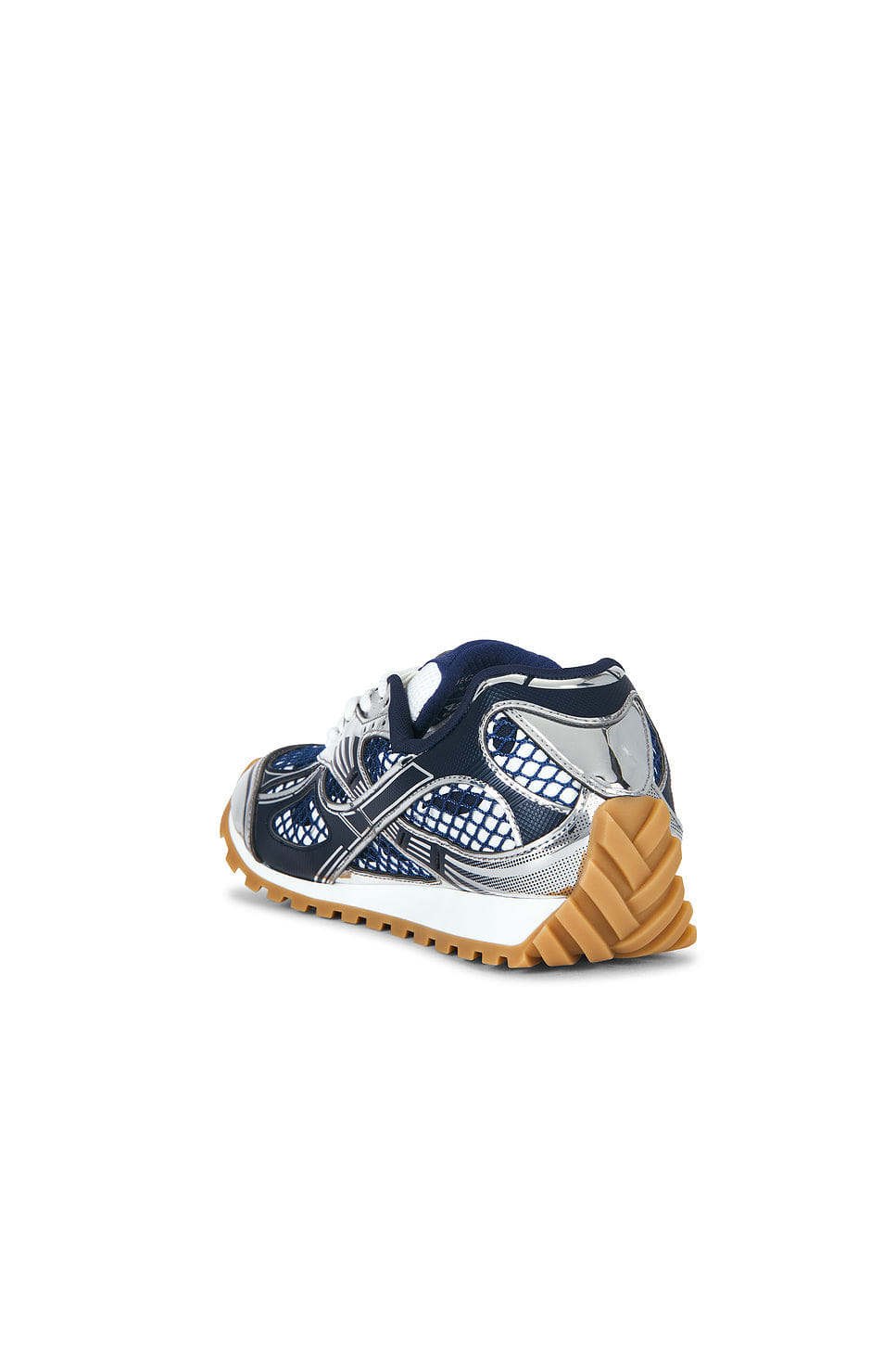 Bottega Veneta Orbit Lace - Up Sneaker Technical Fishnet