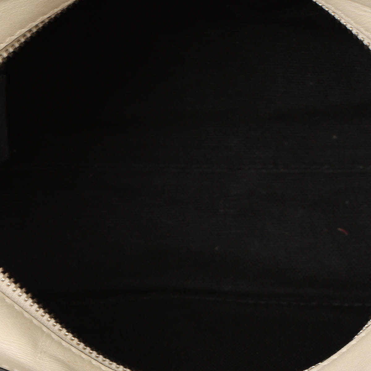 Alexander McQueen Black/White Studded Leather Mini Skull Padlock Zip Tote