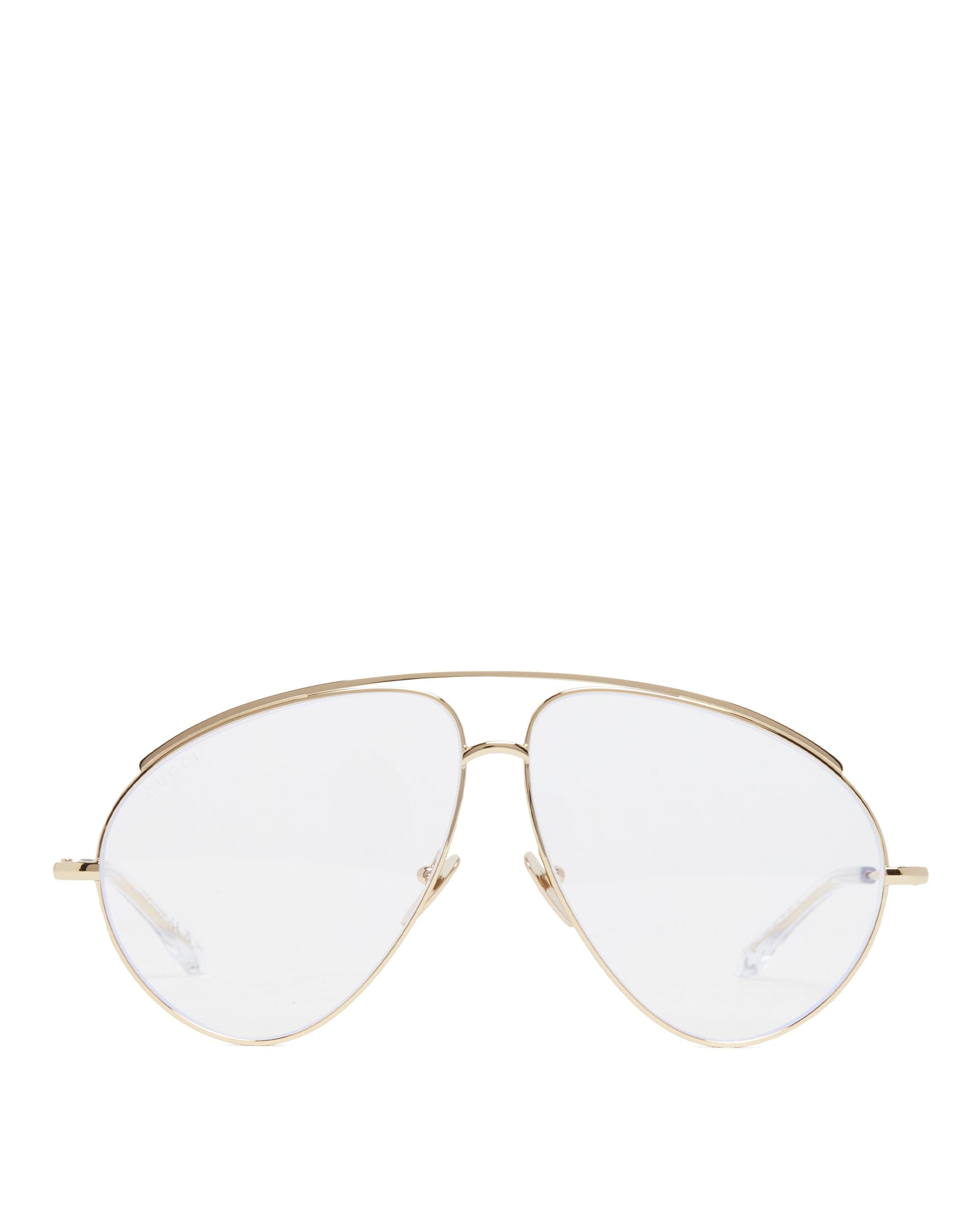 Gucci Occhiali Da Sole Aviator Dorati