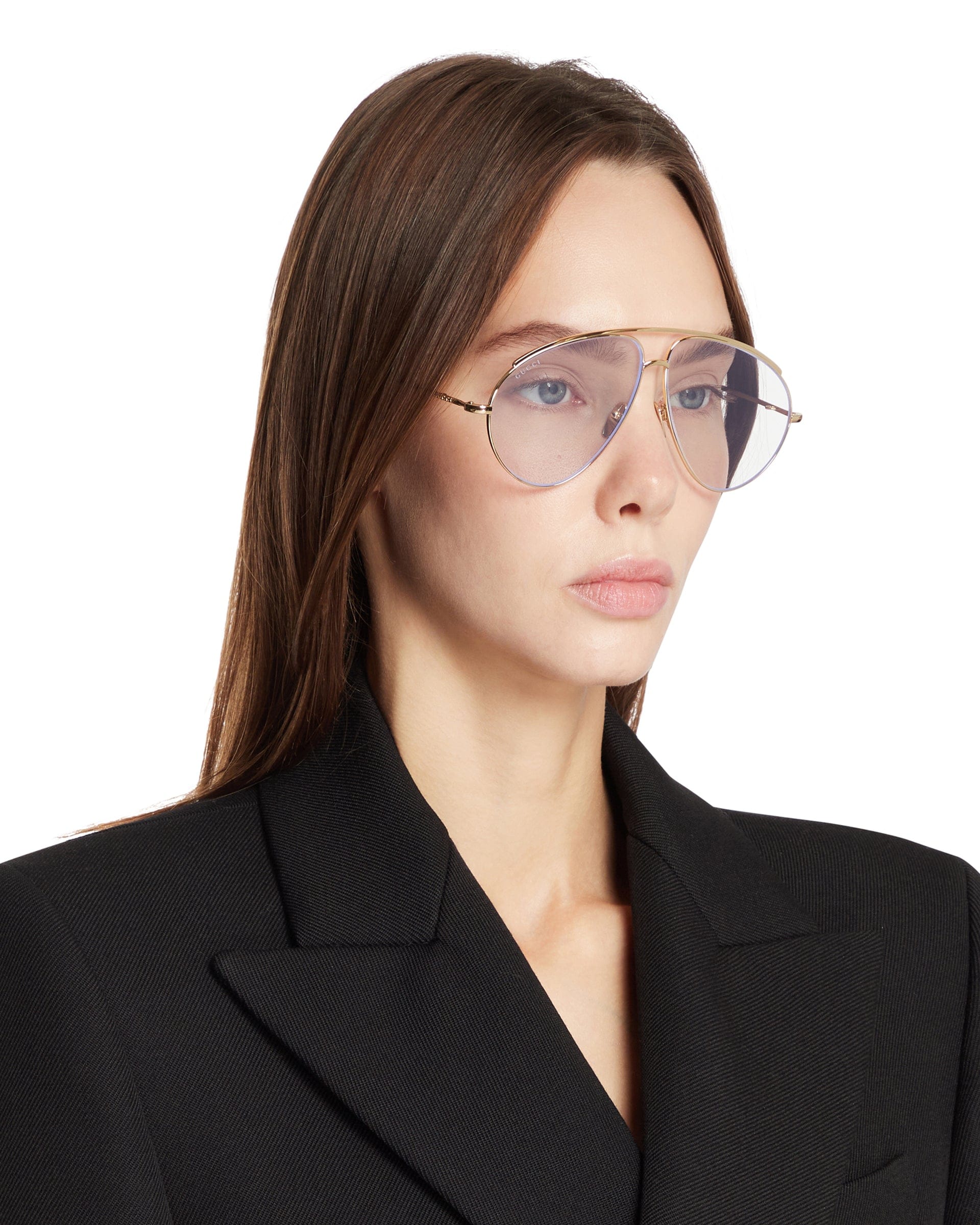 Gucci Occhiali Da Sole Aviator Dorati