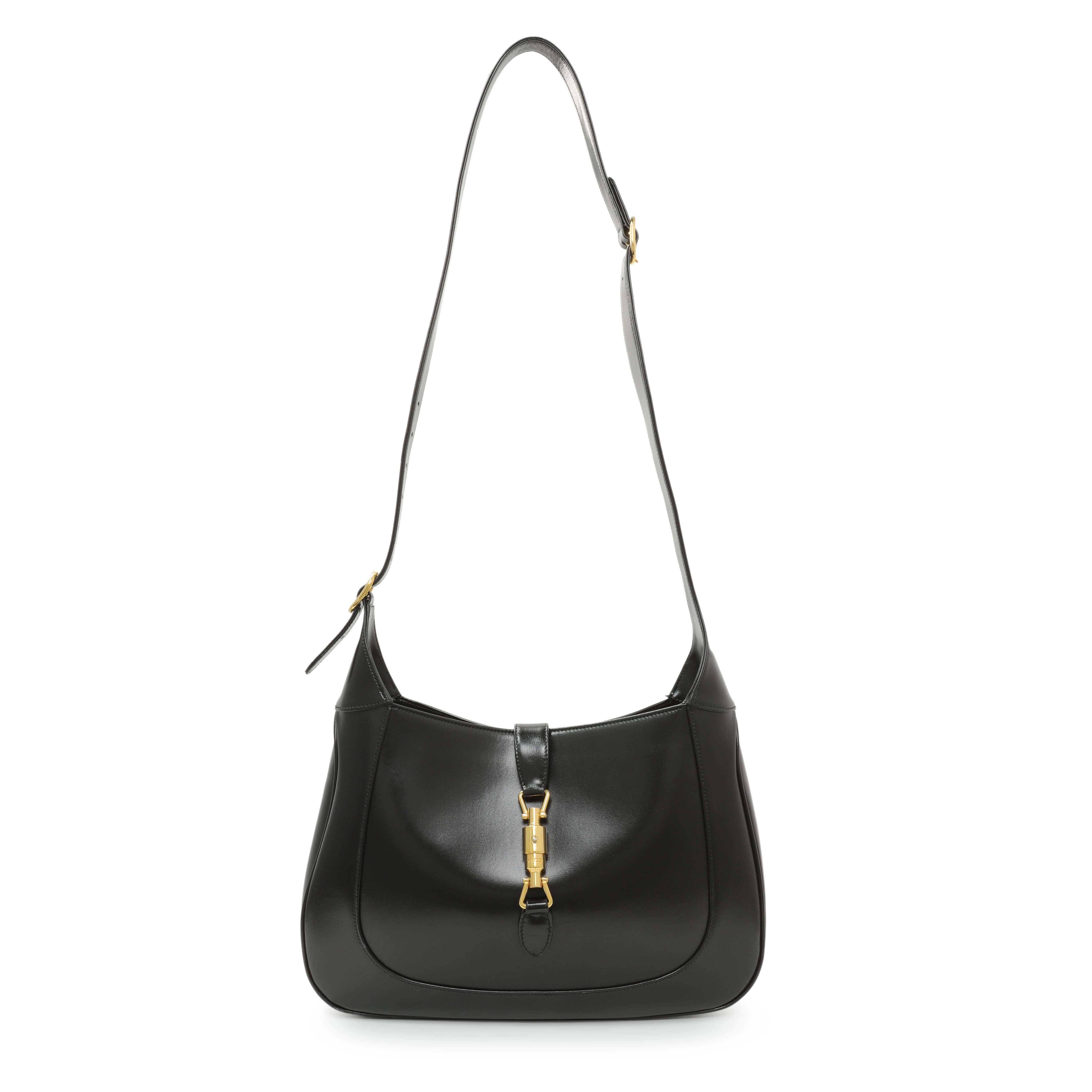 Gucci Black Calfskin Medium Jackie 1961 Hobo