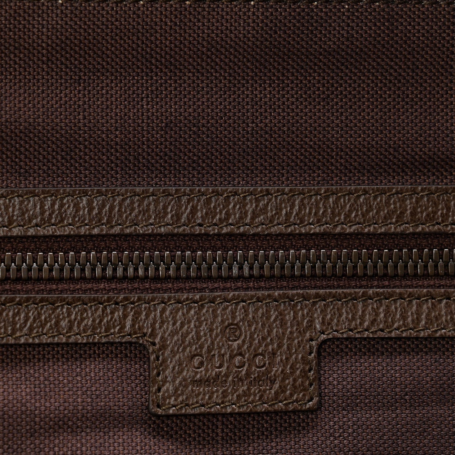Gucci GG Supreme Monogram Web Savoy Garment Bag Beige Ebony New Acero